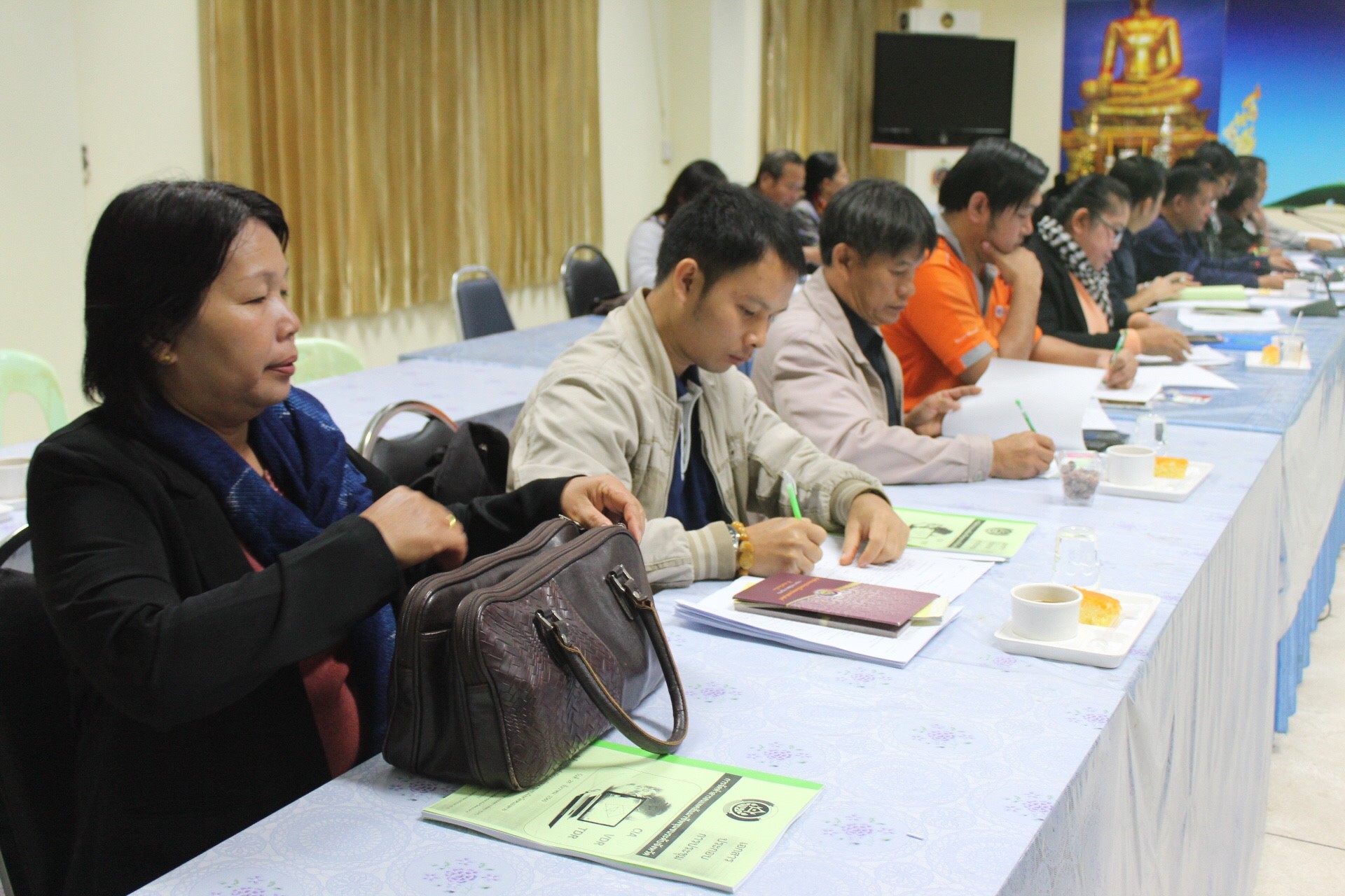 สำนักงานพัฒนาชุมชนจังหวัดหนองคาย ดำเนินโครงการประชุมเชิงปฏิบัติการจัดทำสารสนเทศสัมมาชีพชุมชนระดับจังหวัด