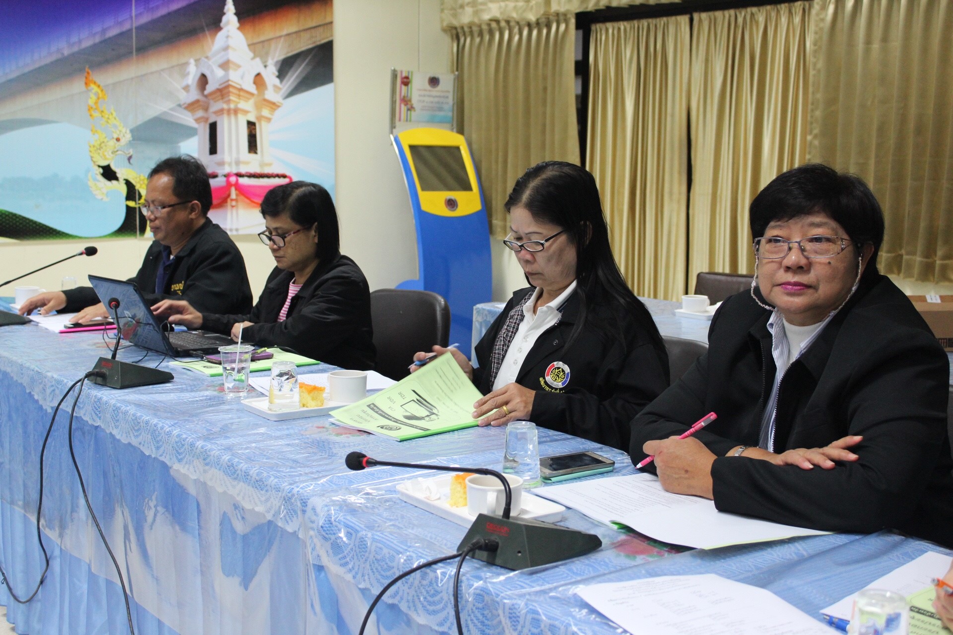 สำนักงานพัฒนาชุมชนจังหวัดหนองคาย ดำเนินโครงการประชุมเชิงปฏิบัติการจัดทำสารสนเทศสัมมาชีพชุมชนระดับจังหวัด