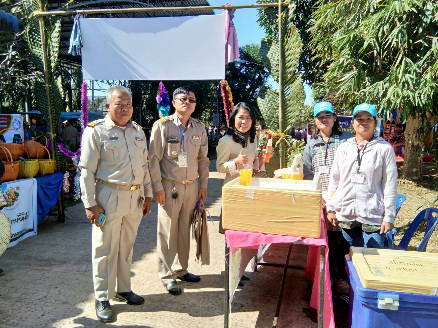พัฒนาการจังหวัดหนองคาย ร่วมโครงการปกป้องและเชิดชูสถาบันพระมหากษัตริย์ และหน่วยบำบัดทุกข์บำรุงสุข ณ ร.ร.วังหลวงพิทยาสรรค์