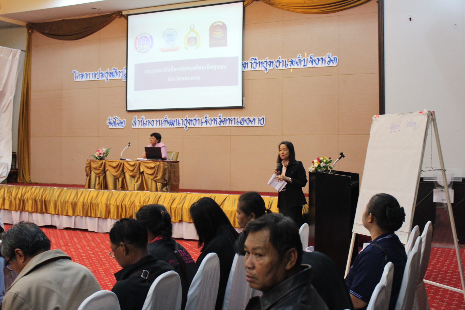 พช.หนองคาย จัดประชุมเชิงปฏิบัติการทีมสนับสนุนสัมมาชีพชุมชนระดับจังหวัด ปี 2561