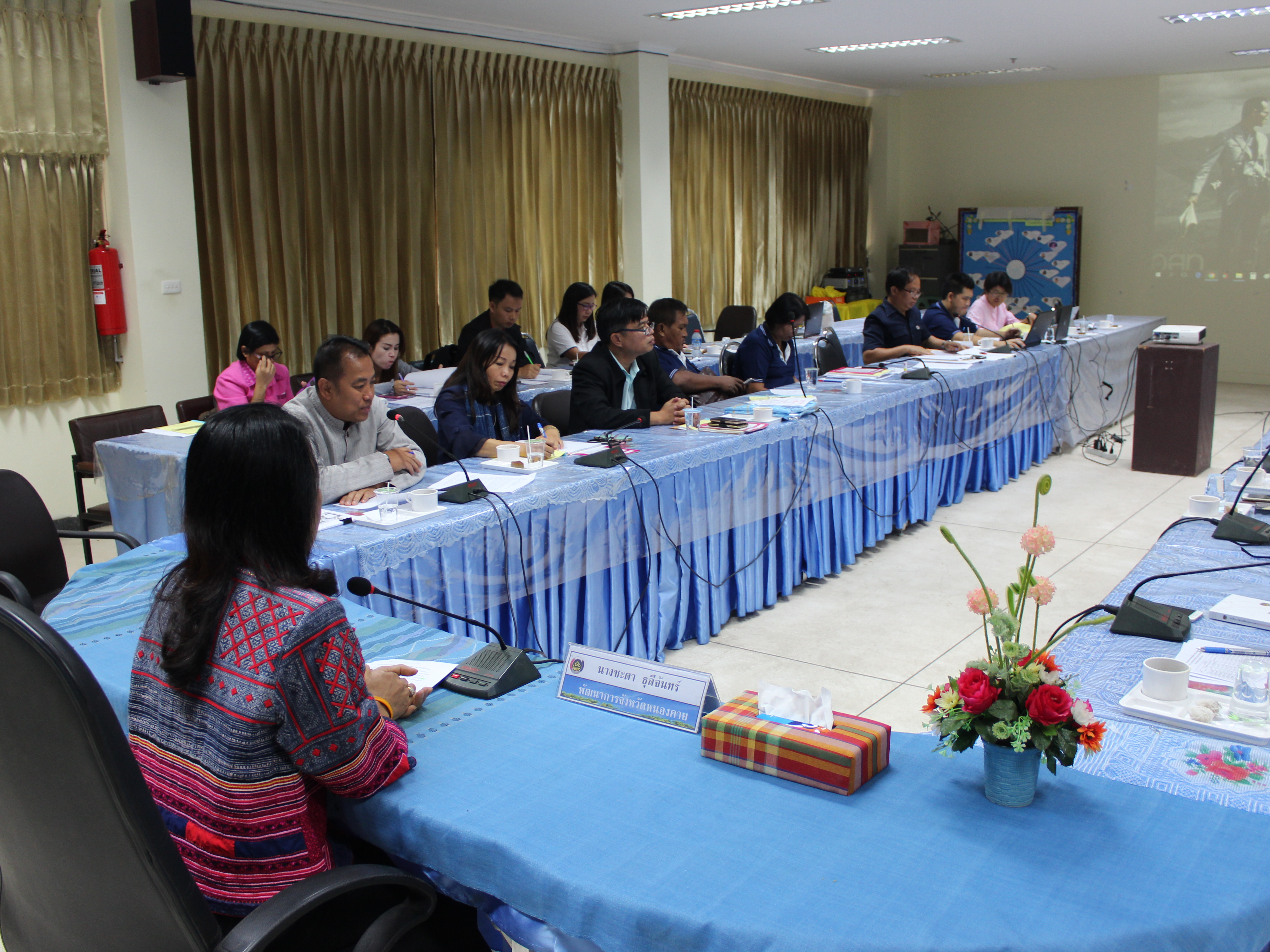 หนองคาย….ประชุมเชิงปฏิบัติการเจ้าหน้าที่ผู้รับผิดชอบการจัดเก็บข้อมูล จปฐ. ระดับอำเภอ ณ ห้องประชุมสพจ.หนองคาย ศาลากลางฯชั้น 1