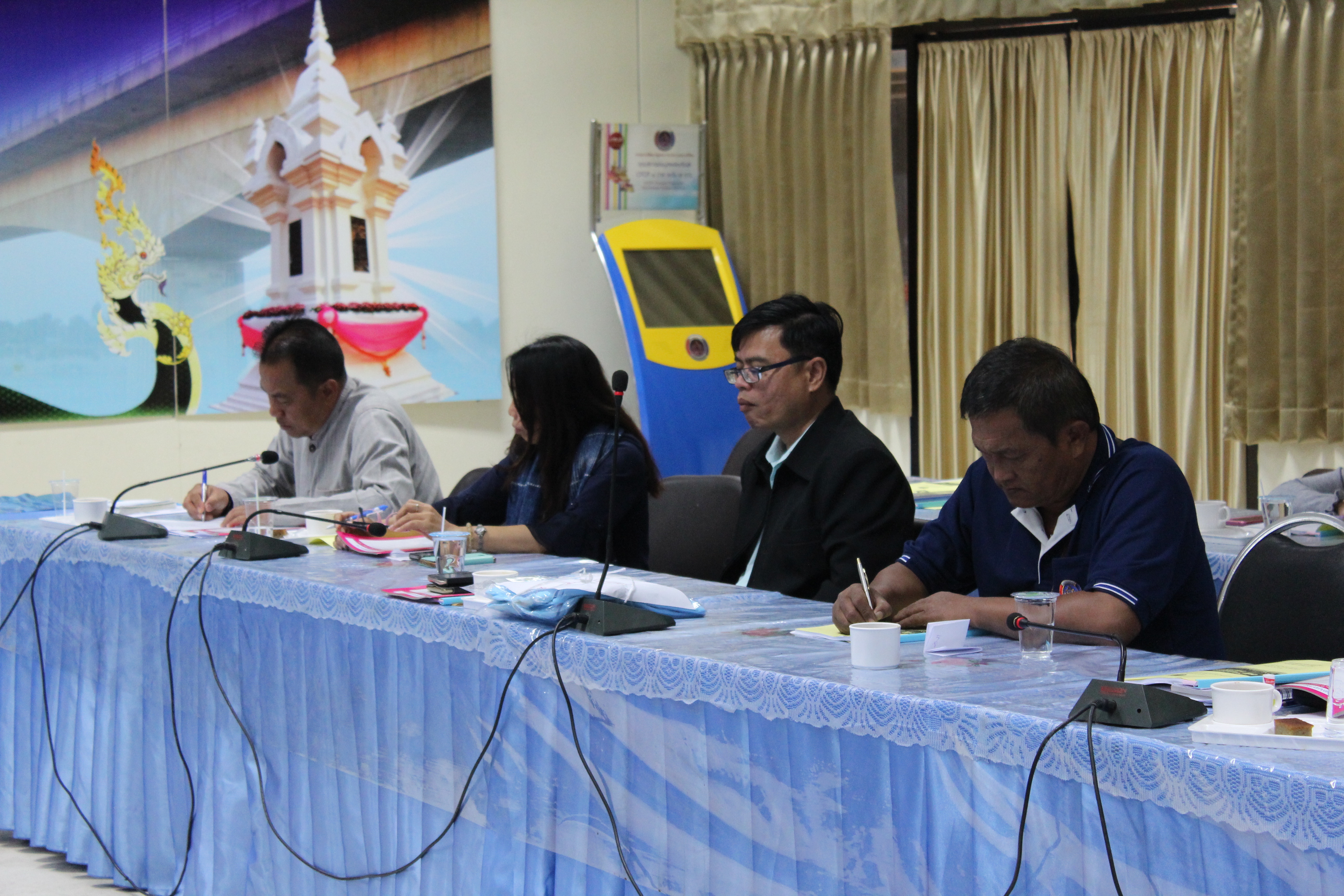 หนองคาย….ประชุมเชิงปฏิบัติการเจ้าหน้าที่ผู้รับผิดชอบการจัดเก็บข้อมูล จปฐ. ระดับอำเภอ ณ ห้องประชุมสพจ.หนองคาย ศาลากลางฯชั้น 1