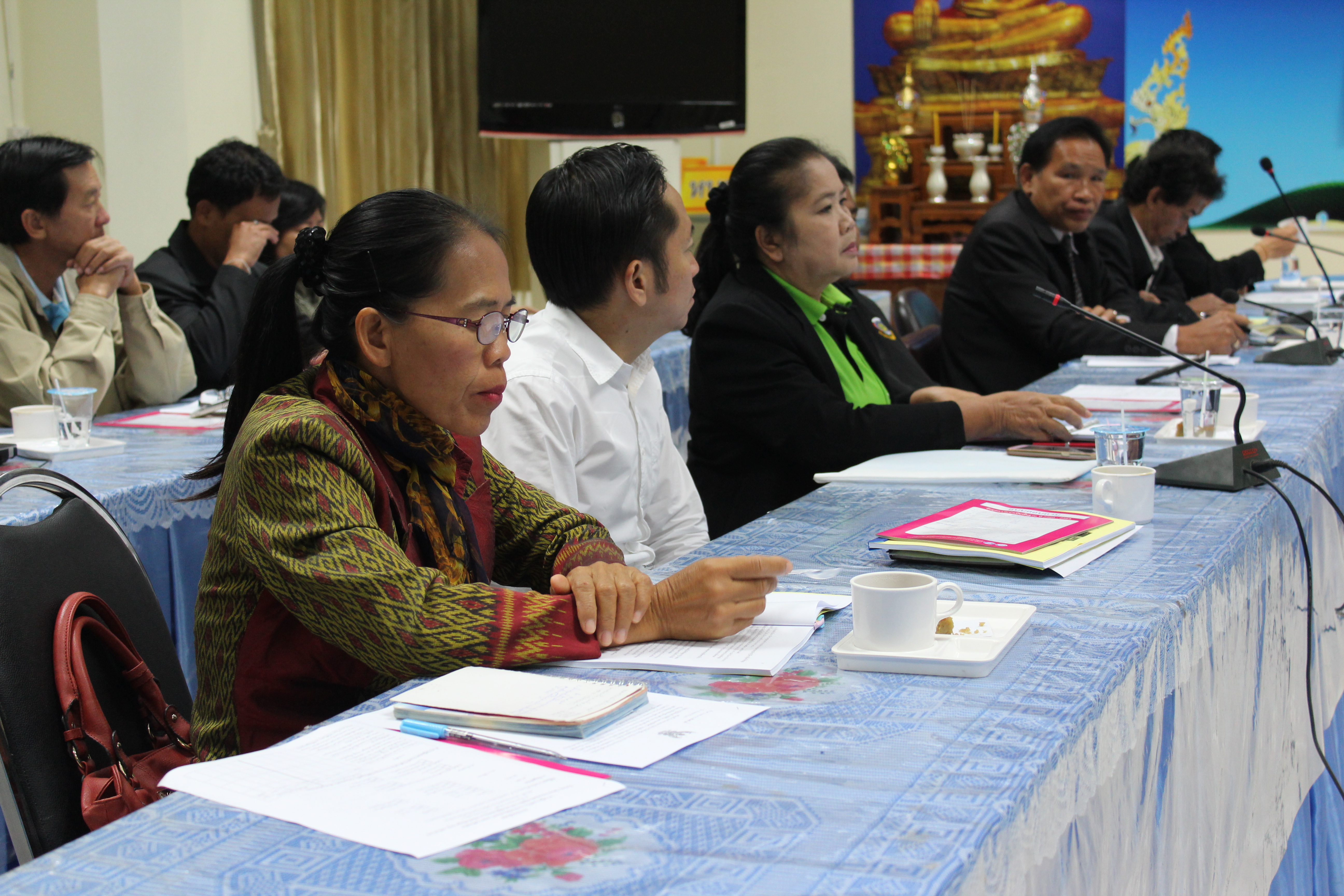 หนองคาย….ประชุมเชิงปฏิบัติการเจ้าหน้าที่ผู้รับผิดชอบการจัดเก็บข้อมูล จปฐ. ระดับอำเภอ ณ ห้องประชุมสพจ.หนองคาย ศาลากลางฯชั้น 1