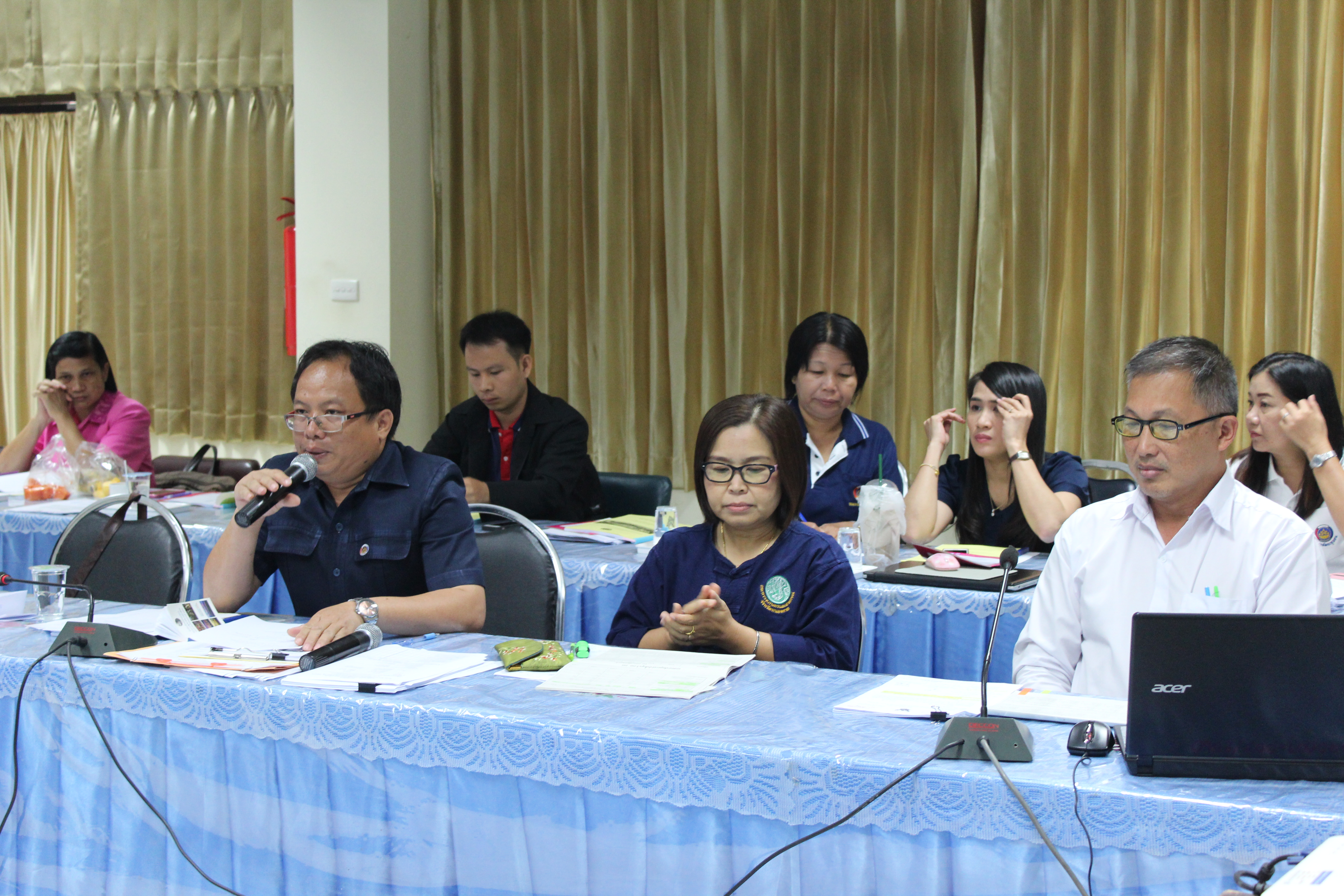 หนองคาย….ประชุมเชิงปฏิบัติการเจ้าหน้าที่ผู้รับผิดชอบการจัดเก็บข้อมูล จปฐ. ระดับอำเภอ ณ ห้องประชุมสพจ.หนองคาย ศาลากลางฯชั้น 1