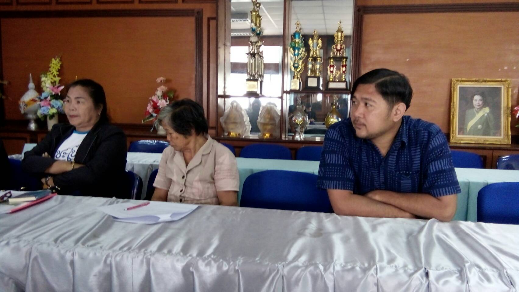 การติดตามสนับสนุนการบริหารจัดการกองทุนชุมชน แก่คณะทำงานจัดการกองทุนชุมชนในหมู่บ้านเป้าหมายโครงการสร้างและขยายผลสัมมาชีพชุมชน อำเภอโพนพิสัย