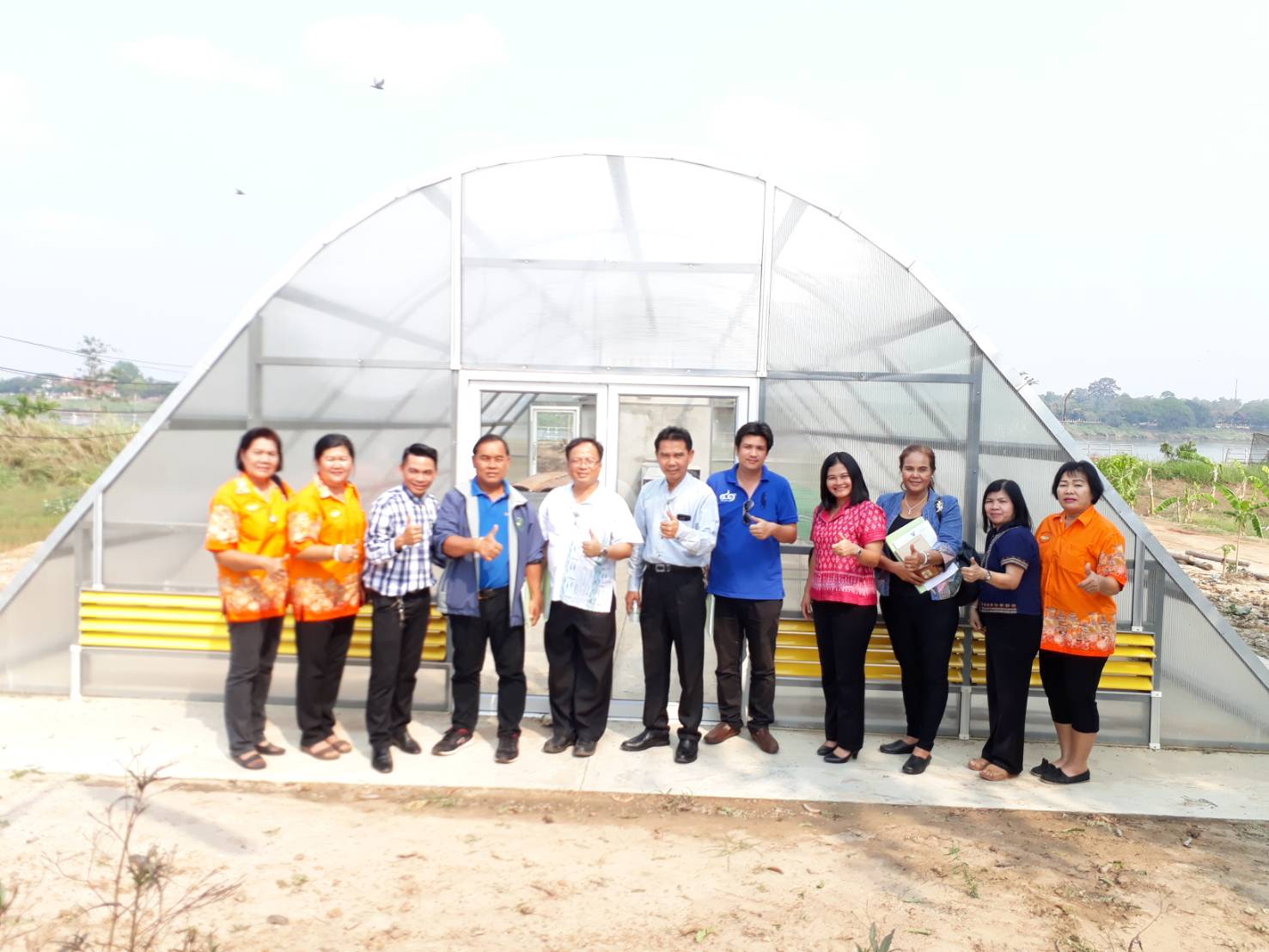 พช.หนองคาย ร่วมออกตรวจผลงานกลุ่มวิสาหกิจชุมชนดีเด่น ประจำปีงบประมาณ พ.ศ.2561