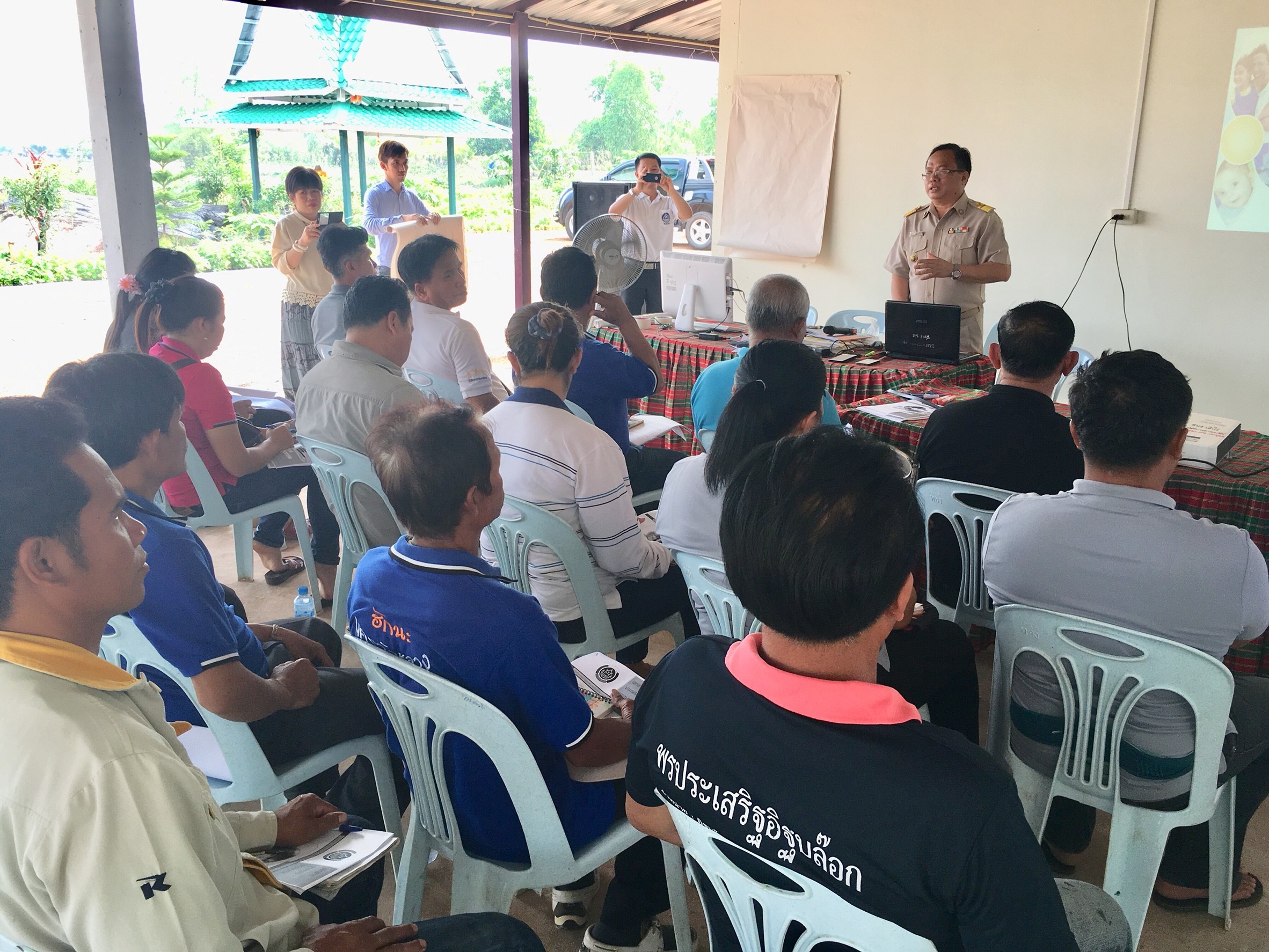 กง.สารสนเทศฯหนองคาย จัดเวทีประชาคมครั้งที่ 1 ตาม “โครงการ การจัดทำสารสนเทศตำบลต้นแบบ เพื่อการพัฒนาคุณชีวิต ” ณ ตำบลวังหลวง อำเภอเฝ้าไร่