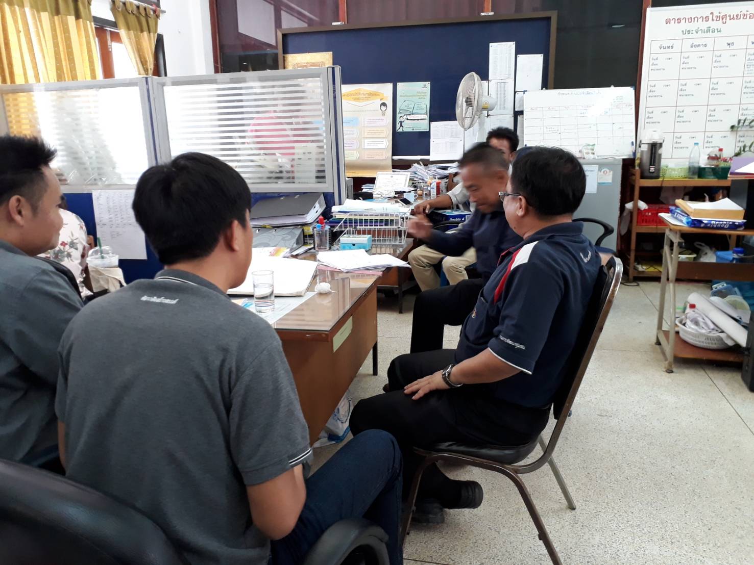 หัวหน้าฝ่ายอำนวยการ ลงพื้นที่กำชับ สพอ.เร่งรัดการเบิกจ่ายงบประมาณให้ทันตามไตรมาส 2