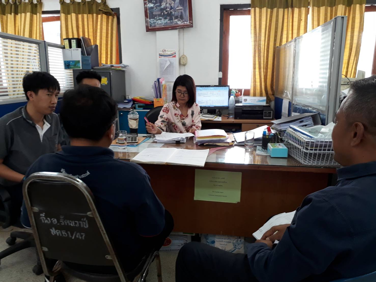 หัวหน้าฝ่ายอำนวยการ ลงพื้นที่กำชับ สพอ.เร่งรัดการเบิกจ่ายงบประมาณให้ทันตามไตรมาส 2
