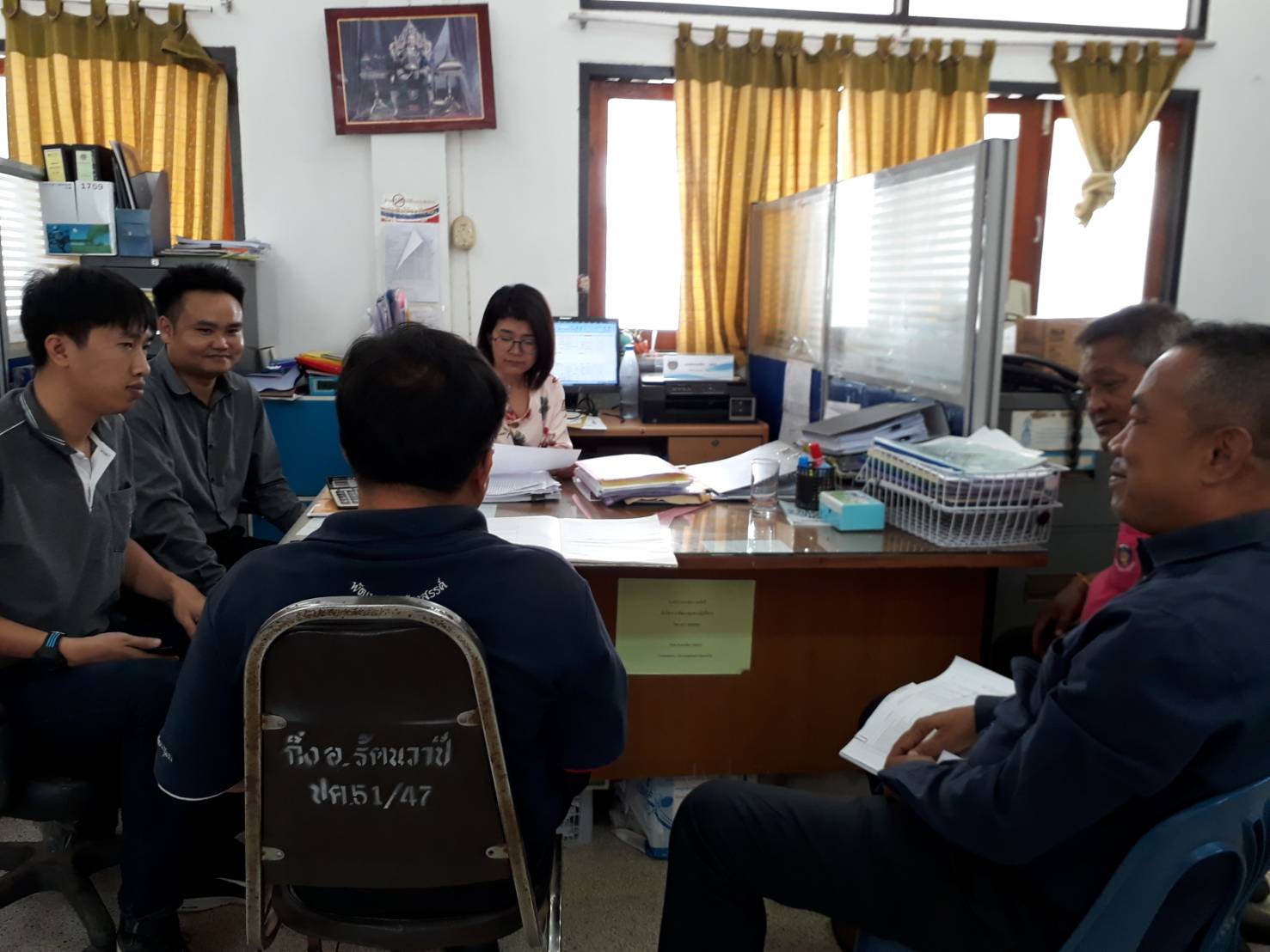 หัวหน้าฝ่ายอำนวยการ ลงพื้นที่กำชับ สพอ.เร่งรัดการเบิกจ่ายงบประมาณให้ทันตามไตรมาส 2