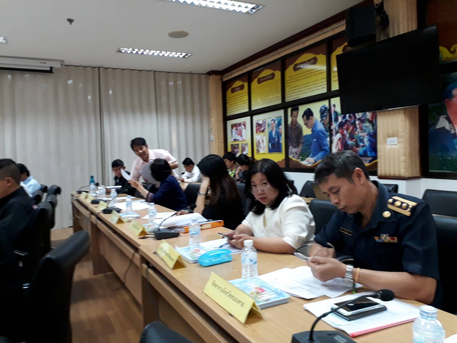 พช.หนองคาย ร่วมประชุมการประเมินส่วนราชการตามมาตรการปรับปรุงประสิทธิภาพในการปฏิบัติราชการของจังหวัดหนองคาย ประจำปีงบประมาณ พ.ศ.2561