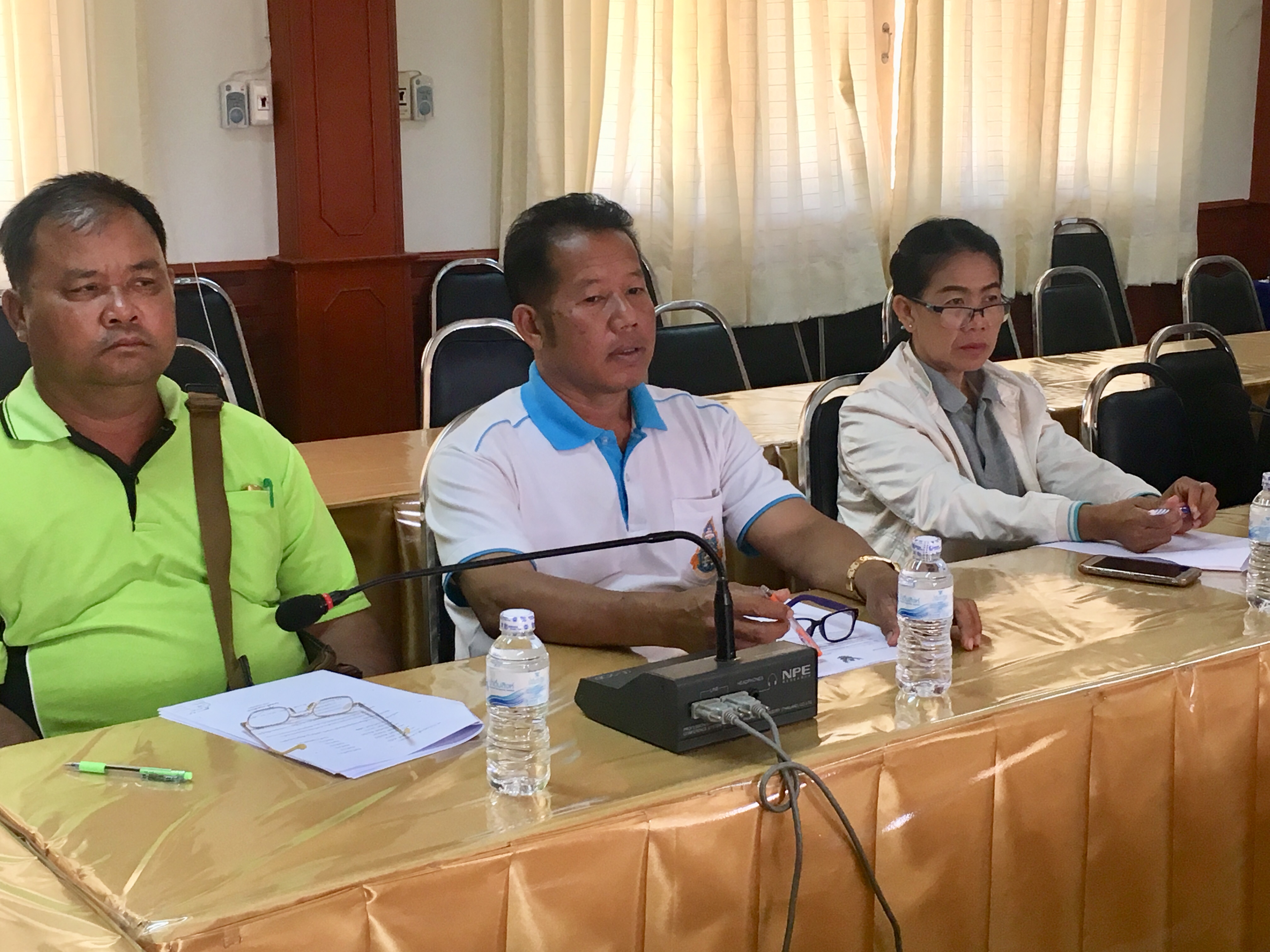 นักวิชาการฯ ติดตามสนับสนุนการบริหารจัดการกองทุนชุมชน แก่คณะทำงานจัดการกองทุนชุมชนในหมู่บ้านเป้าหมายโครงการสร้างและขยายผลสัมมาชีพชุมชน อำเภอสระใคร