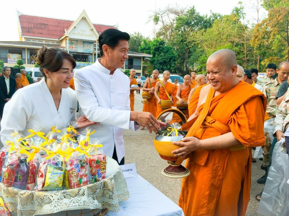 พจ.หนองคาย ร่วมพิธีทางศาสนา ในกิจกรรม งานสัปดาห์เผยแผ่พระพุทธศาสนา เนื่องในเทศกาลวันมาฆบูชา ประจำปี 2561