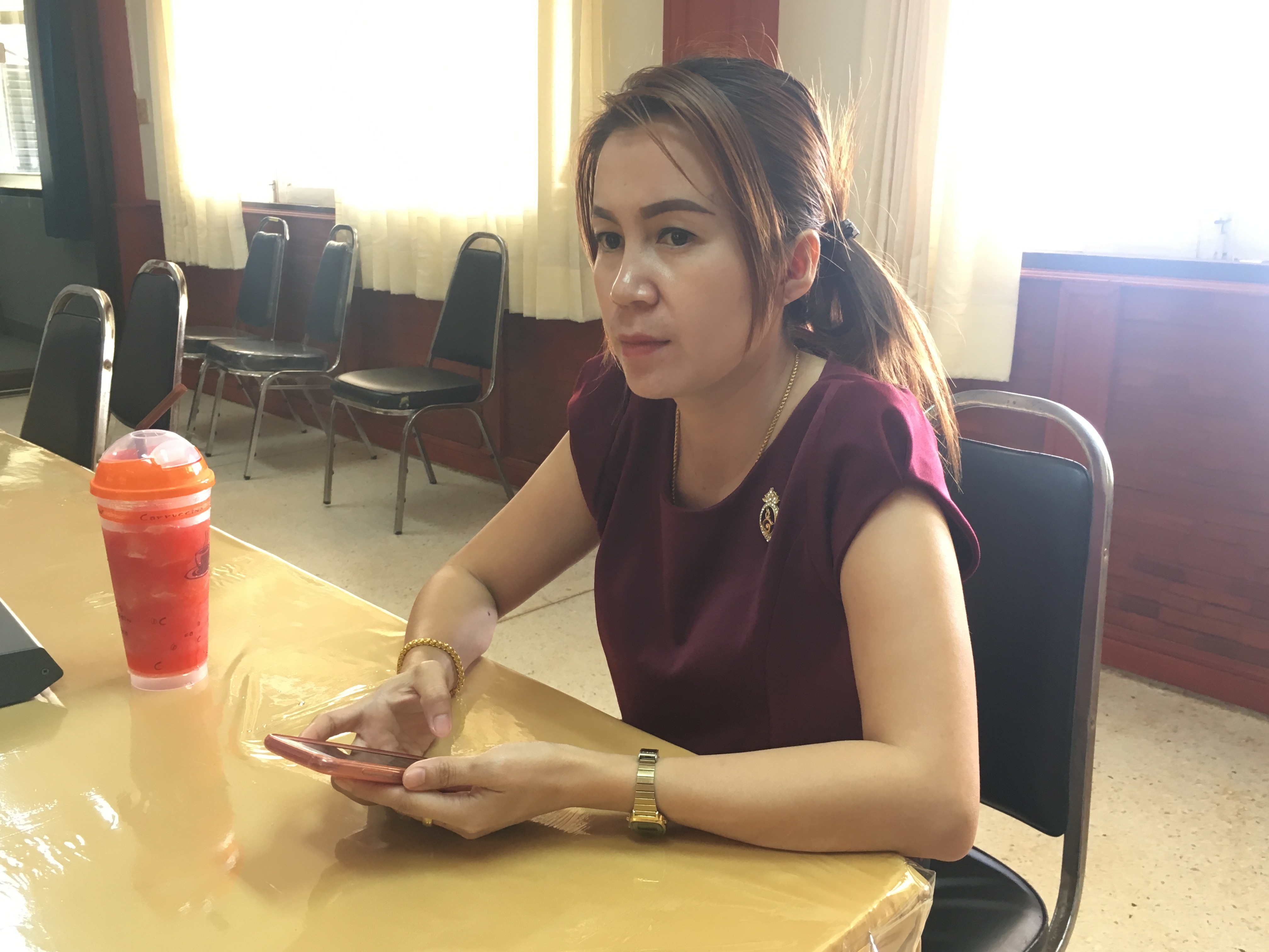 นักวิชาการฯ ติดตามสนับสนุนการบริหารจัดการกองทุนชุมชน แก่คณะทำงานจัดการกองทุนชุมชนในหมู่บ้านเป้าหมายโครงการสร้างและขยายผลสัมมาชีพชุมชน อำเภอสระใคร