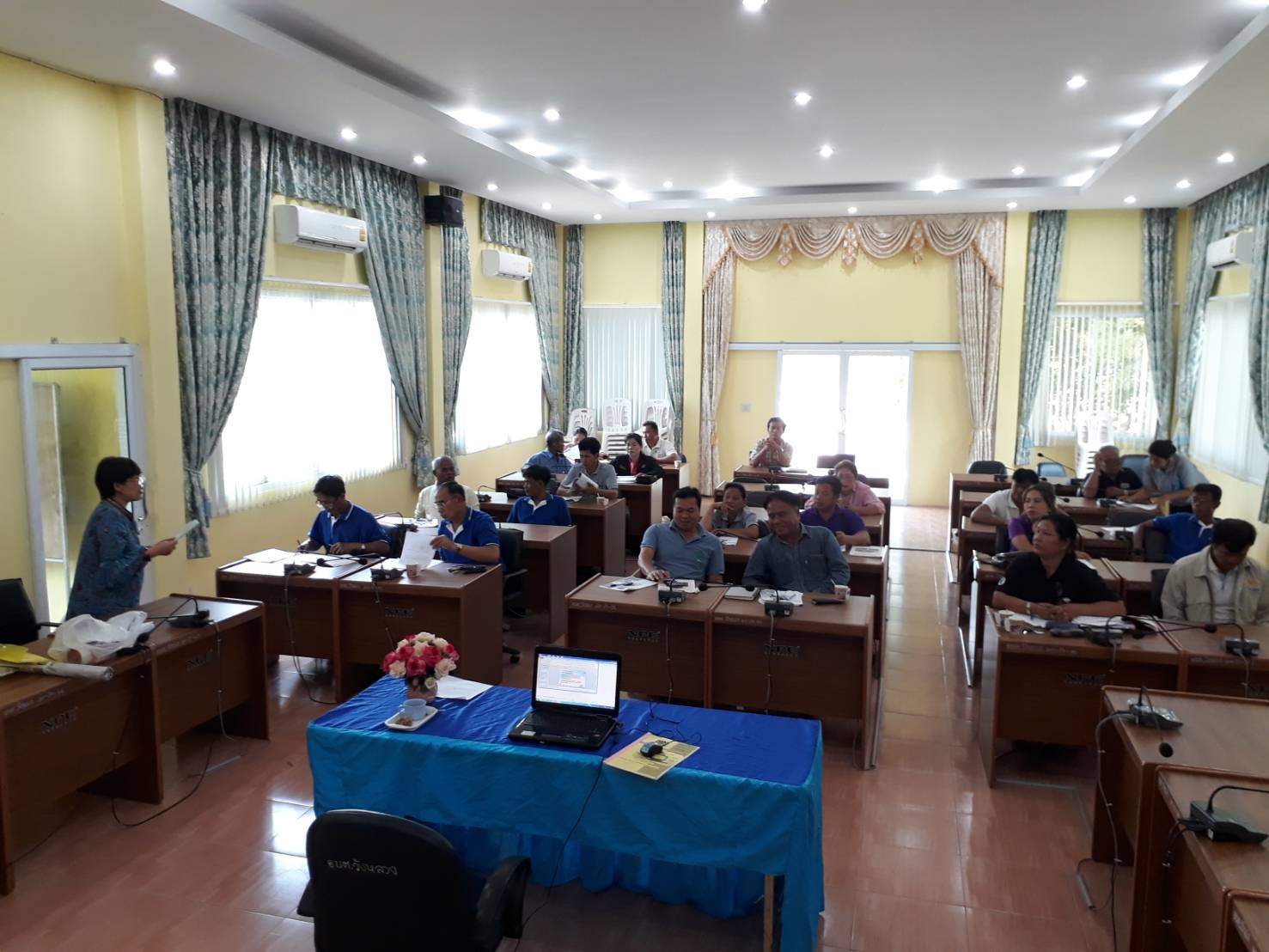 พัฒนาชุมชนหนองคาย จัดเวทีประชาคมครั้งที่ 2 ตาม “โครงการ การจัดทำสารสนเทศตำบลต้นแบบ เพื่อการพัฒนาคุณชีวิต ” ณ ตำบลวังหลวง