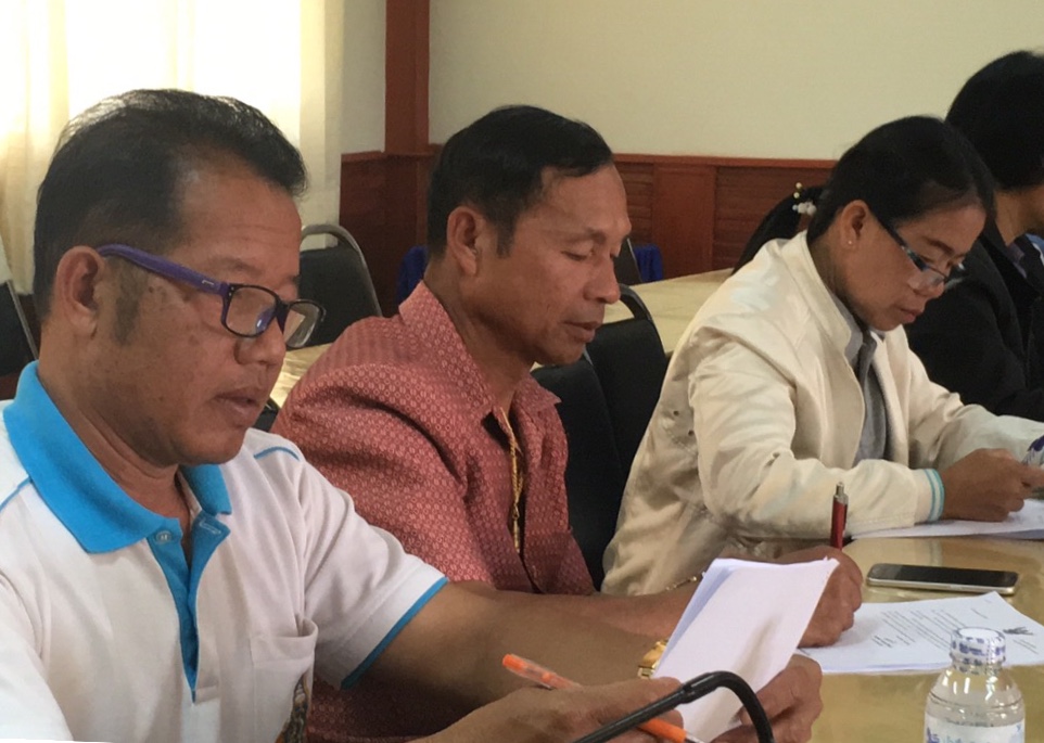 นักวิชาการฯ ติดตามสนับสนุนการบริหารจัดการกองทุนชุมชน แก่คณะทำงานจัดการกองทุนชุมชนในหมู่บ้านเป้าหมายโครงการสร้างและขยายผลสัมมาชีพชุมชน อำเภอสระใคร