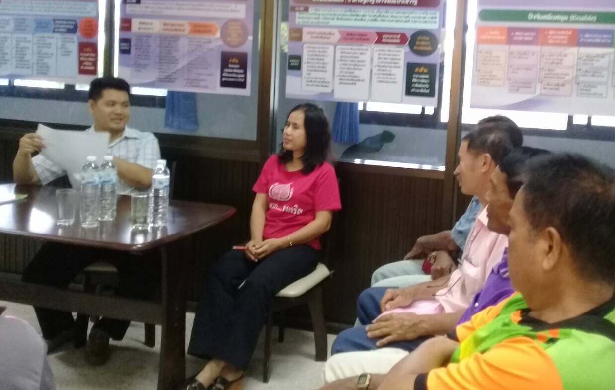 นักวิชาการพช.หนองคาย ออกติดตามสนับสนุนการบริหารจัดการกองทุนชุมชน แก่คณะทำงานจัดการกองทุนชุมชนในหมู่บ้านเป้าหมายโครงการสร้างและขยายผลสัมมาชีพชุมชน อำเภอโพธิ์ตาก