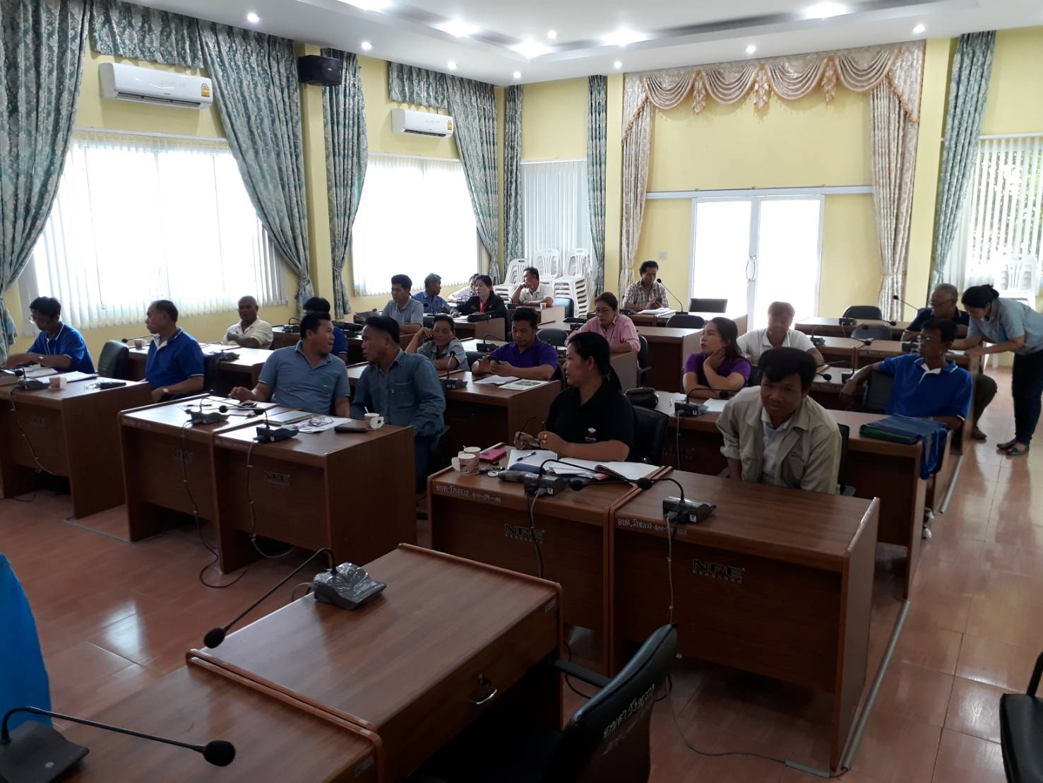 พัฒนาชุมชนหนองคาย จัดเวทีประชาคมครั้งที่ 2 ตาม “โครงการ การจัดทำสารสนเทศตำบลต้นแบบ เพื่อการพัฒนาคุณชีวิต ” ณ ตำบลวังหลวง