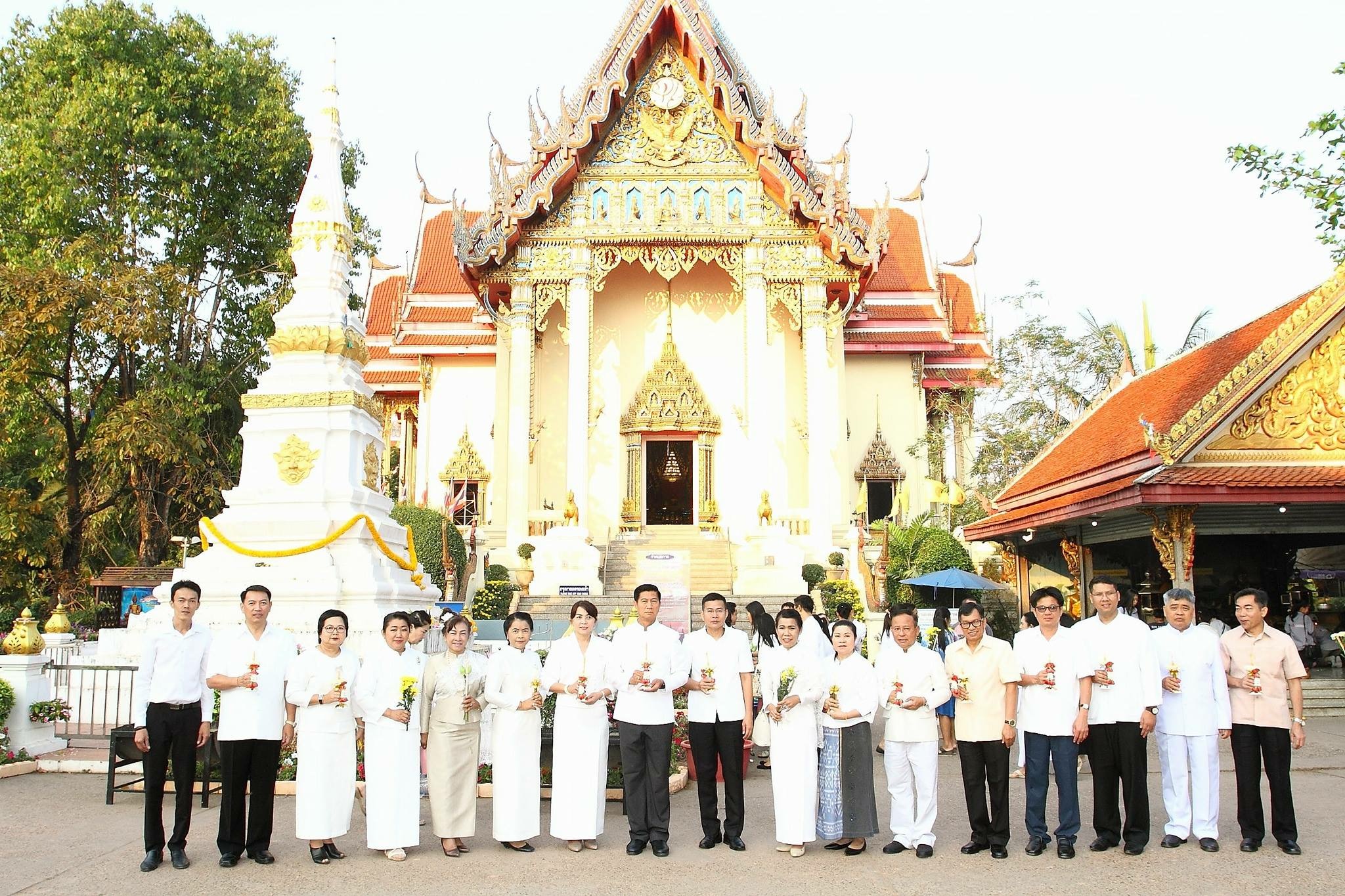 พจ.หนองคาย ร่วมพิธีทางศาสนา ในกิจกรรม งานสัปดาห์เผยแผ่พระพุทธศาสนา เนื่องในเทศกาลวันมาฆบูชา ประจำปี 2561