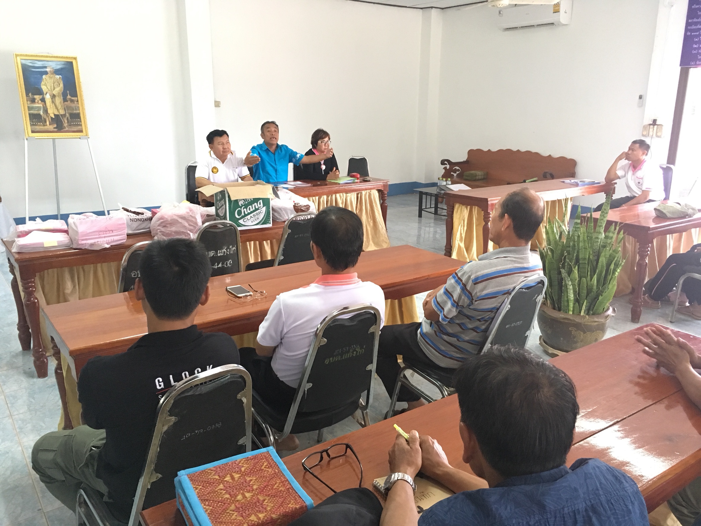 คณะตรวจสอบคุณภาพและมาตรฐานการจัดเก็บ/บันทึกประมวลผลข้อมูล จปฐ. ปี2561 ชุดที่ 1 ลงพื้นที่อำเภอสังคม