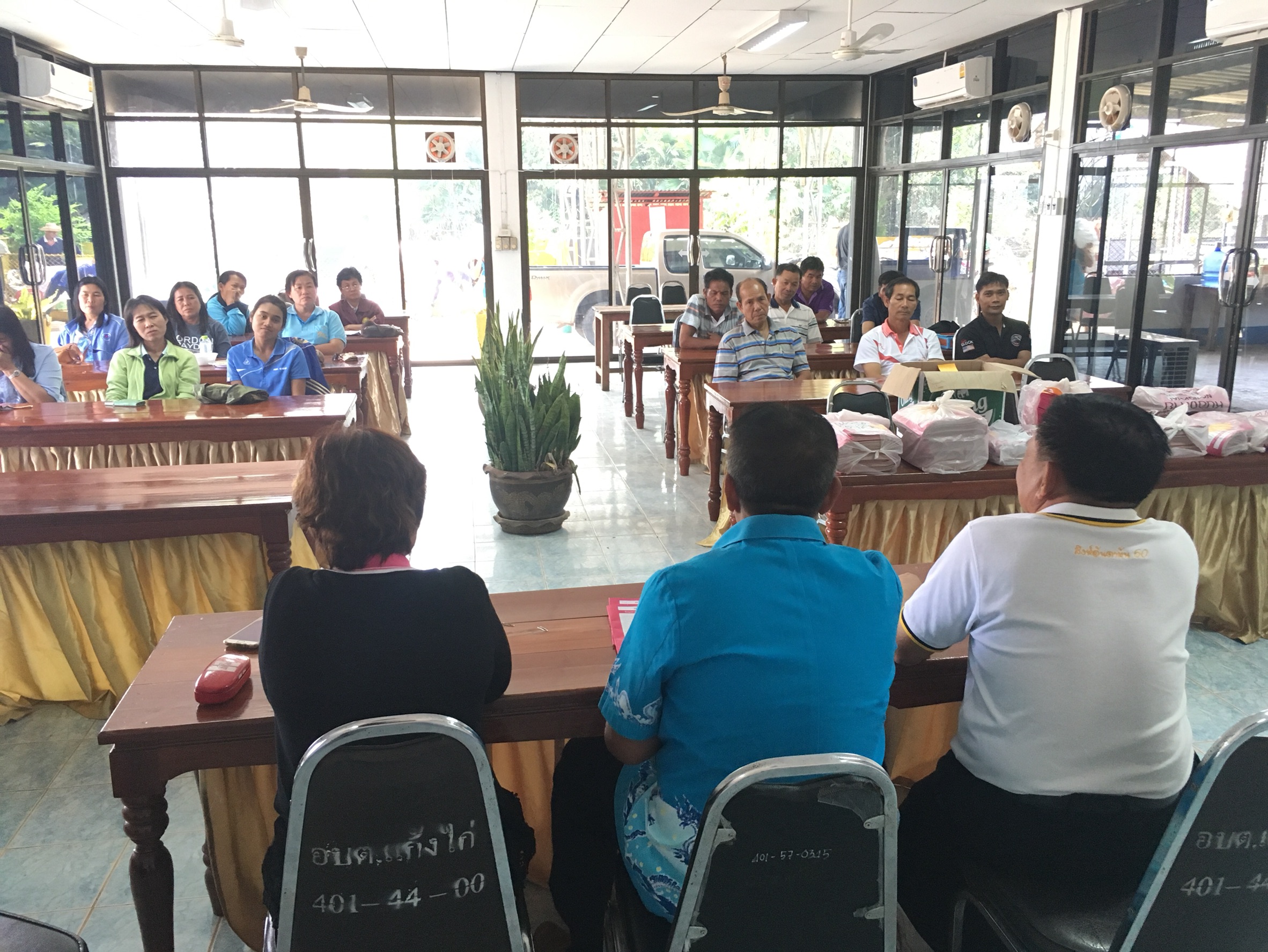 คณะตรวจสอบคุณภาพและมาตรฐานการจัดเก็บ/บันทึกประมวลผลข้อมูล จปฐ. ปี2561 ชุดที่ 1 ลงพื้นที่อำเภอสังคม