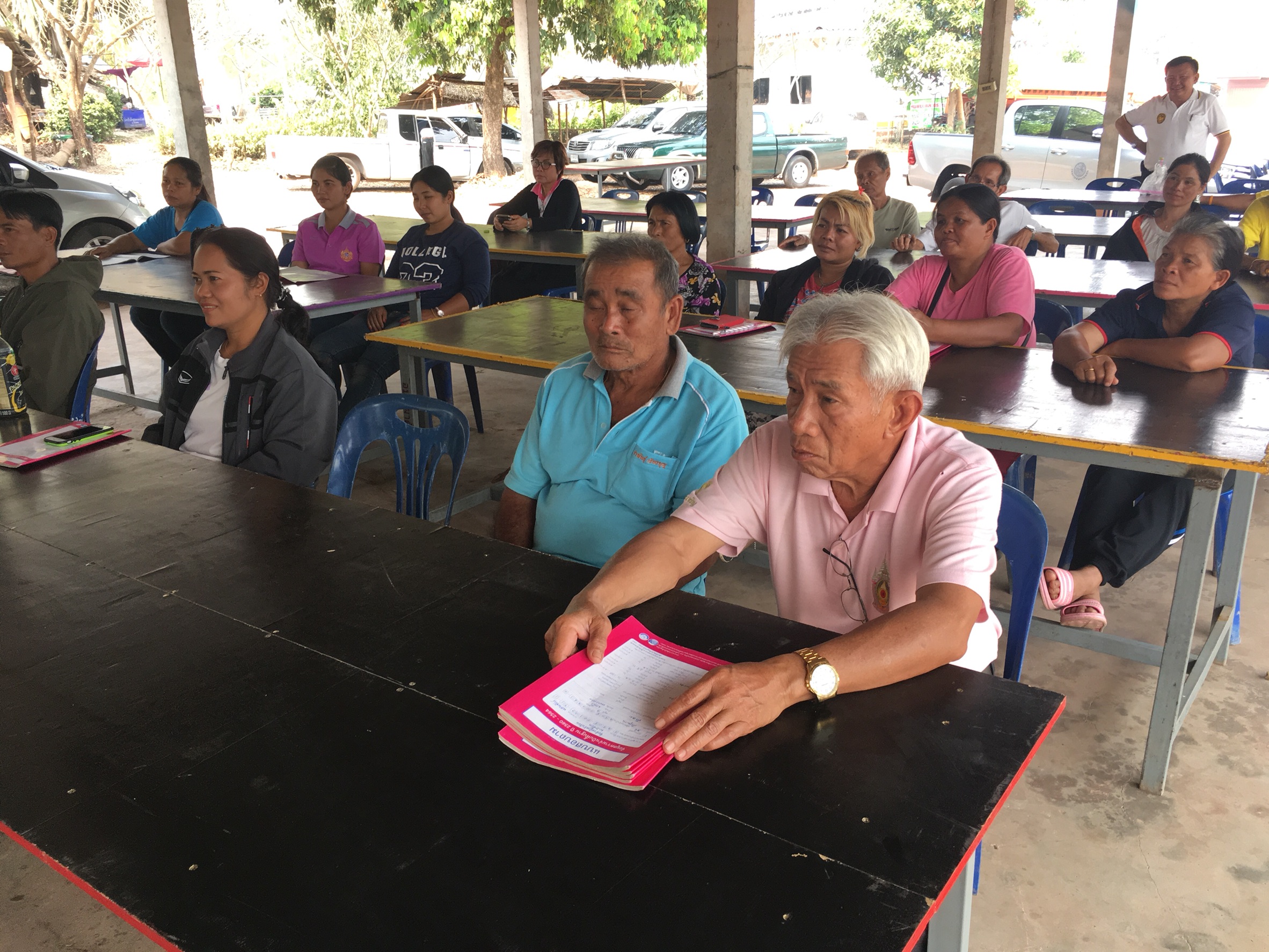 คณะตรวจสอบคุณภาพและมาตรฐานการจัดเก็บ/บันทึกประมวลผลข้อมูล จปฐ. ปี2561 ชุดที่ 1 ลงพื้นที่อำเภอสังคม