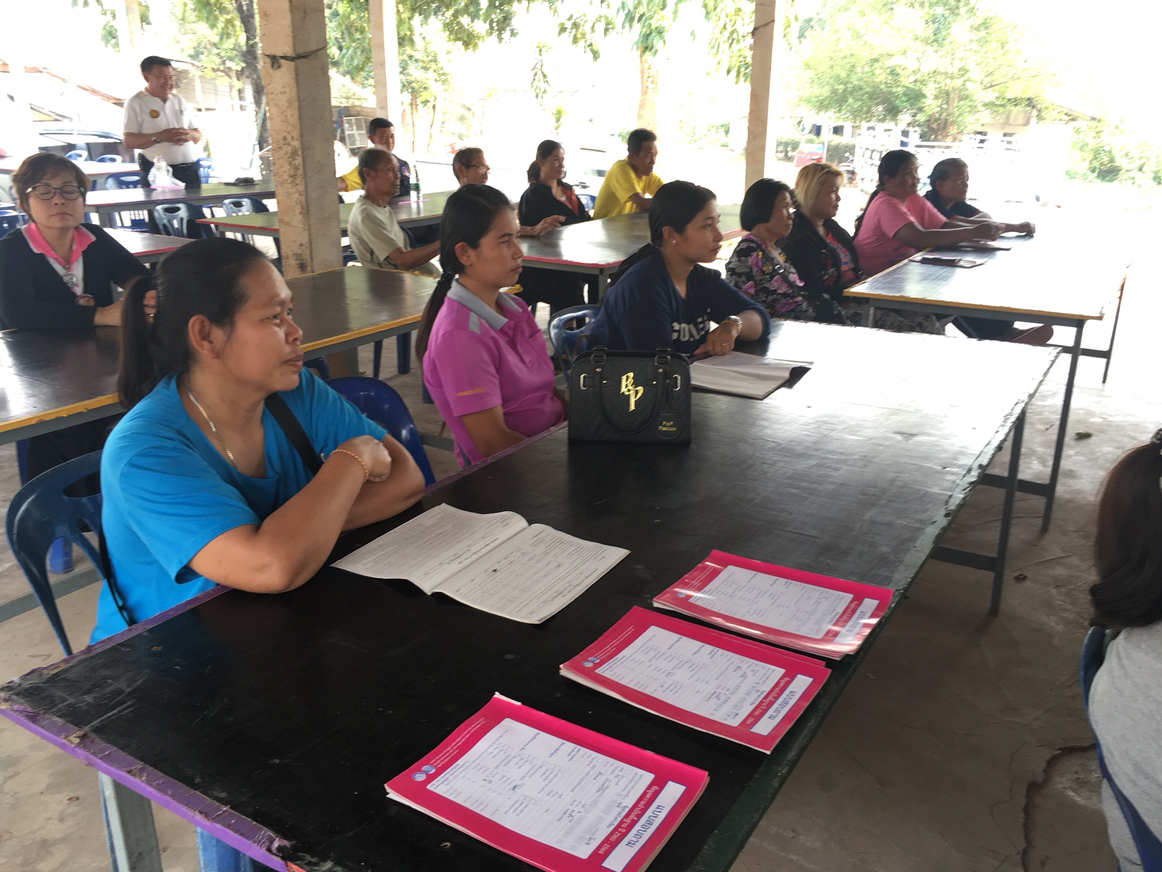 คณะตรวจสอบคุณภาพและมาตรฐานการจัดเก็บ/บันทึกประมวลผลข้อมูล จปฐ. ปี2561 ชุดที่ 1 ลงพื้นที่อำเภอสังคม