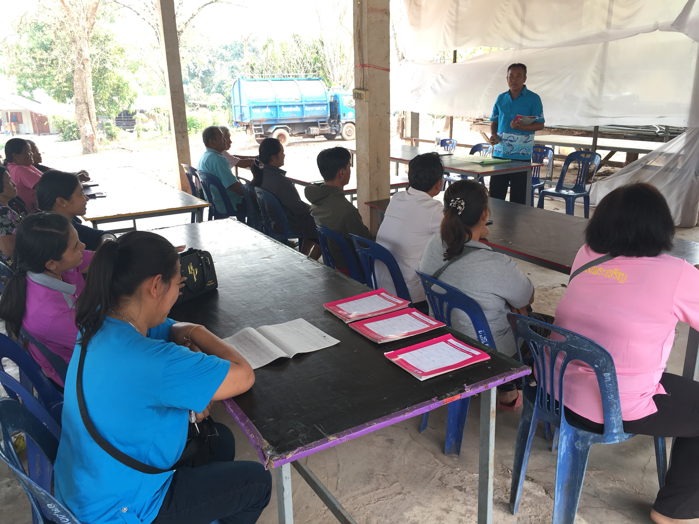 คณะตรวจสอบคุณภาพและมาตรฐานการจัดเก็บ/บันทึกประมวลผลข้อมูล จปฐ. ปี2561 ชุดที่ 1 ลงพื้นที่อำเภอสังคม