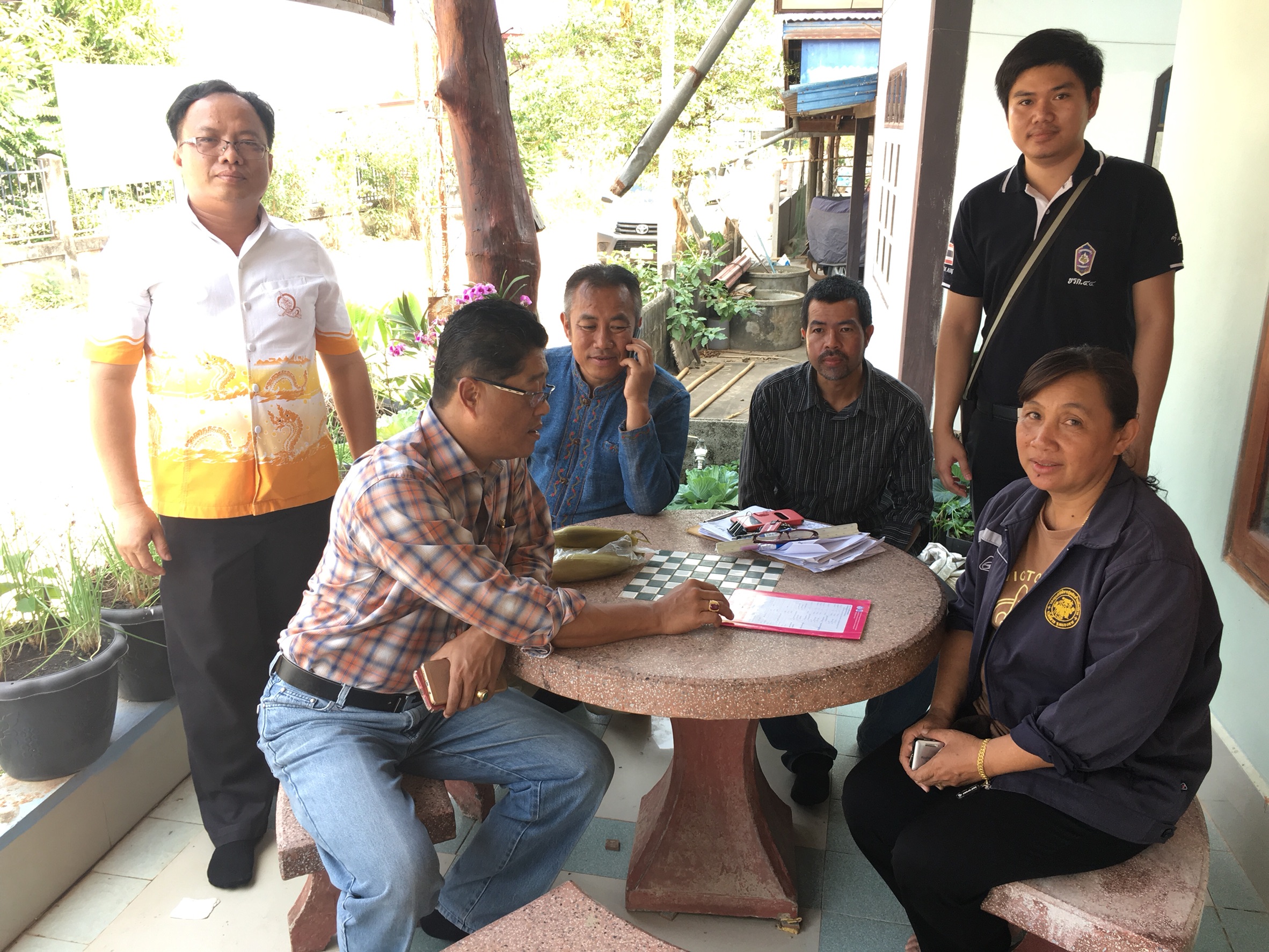 คณะตรวจสอบคุณภาพและมาตรฐานการจัดเก็บ/บันทึกประมวลผลข้อมูล จปฐ. ปี2561 ชุดที่ 1 ลงพื้นที่อำเภอโพธิ์ตาก