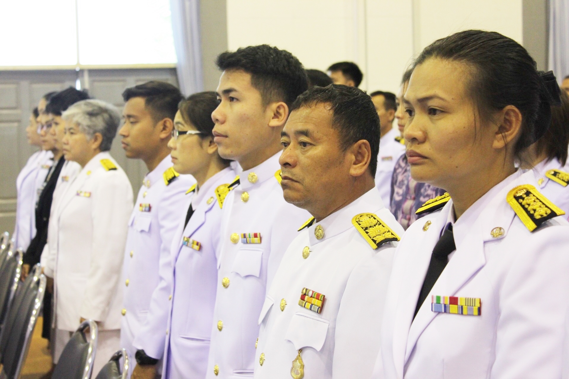 พช.หนองคาย ร่วมพิธีวางพวงมาลาเนื่องในวันคล้ายวันสวรรคตสมเด็จพระนเรศวรมหาราช ประจำปี 2561