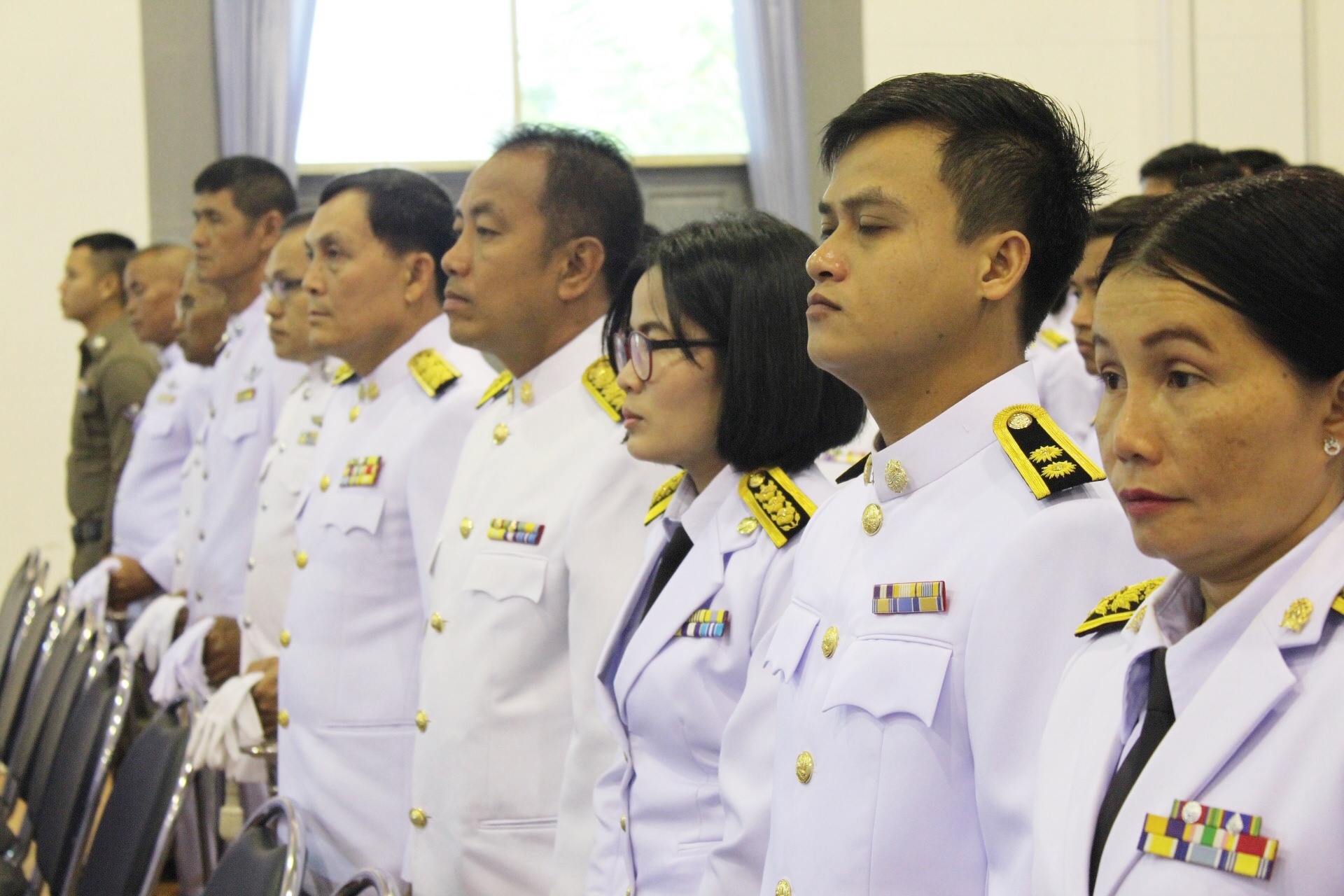 พช.หนองคาย ร่วมพิธีวางพวงมาลาเนื่องในวันคล้ายวันสวรรคตสมเด็จพระนเรศวรมหาราช ประจำปี 2561