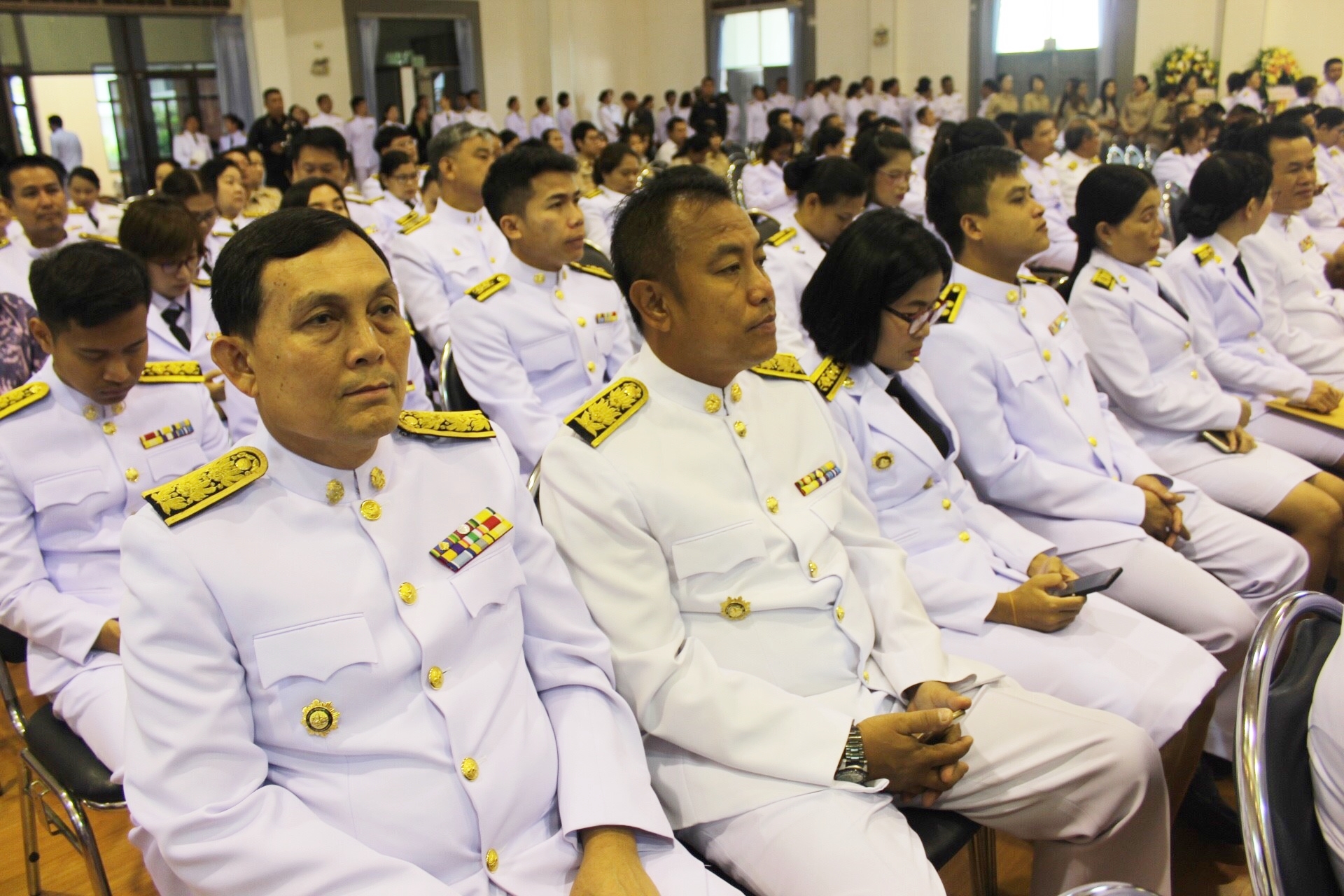 พช.หนองคาย ร่วมพิธีวางพวงมาลาเนื่องในวันคล้ายวันสวรรคตสมเด็จพระนเรศวรมหาราช ประจำปี 2561