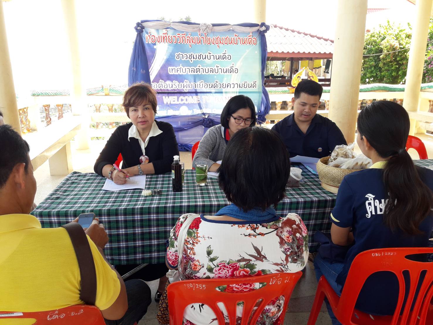 สพจ.หนองคาย ดตามการดำเนินงานโครงการยกระดับการท่องเที่ยวทางวัฒนธรรมครบวงจร ณ บ้านเดื่อ หมู่ที่ 2 ตำบลบ้านเดื่อ อำเภอเมืองหนองคาย