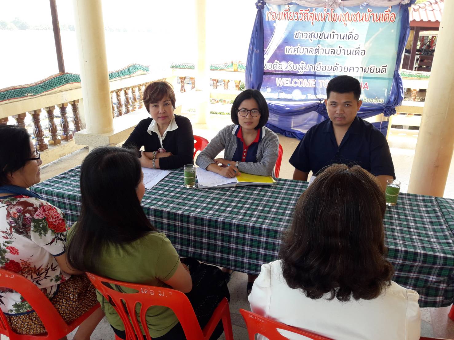 สพจ.หนองคาย ดตามการดำเนินงานโครงการยกระดับการท่องเที่ยวทางวัฒนธรรมครบวงจร ณ บ้านเดื่อ หมู่ที่ 2 ตำบลบ้านเดื่อ อำเภอเมืองหนองคาย