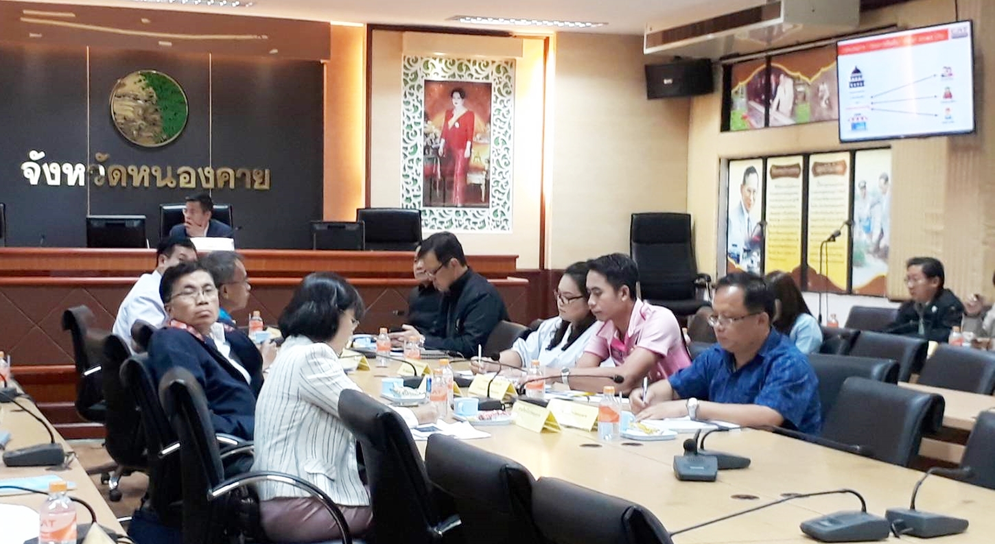 พจ.หนองคาย มอบหมายผู้ช่วยฯสารสนเทศฯ ร่วมประชุมคณะกรรมการและคณะทำงานขับเคลื่อนโครงการนวัตกรรมการพัฒนาเมืองอัจฉริยะ Smart City “หนองคาย 2020”