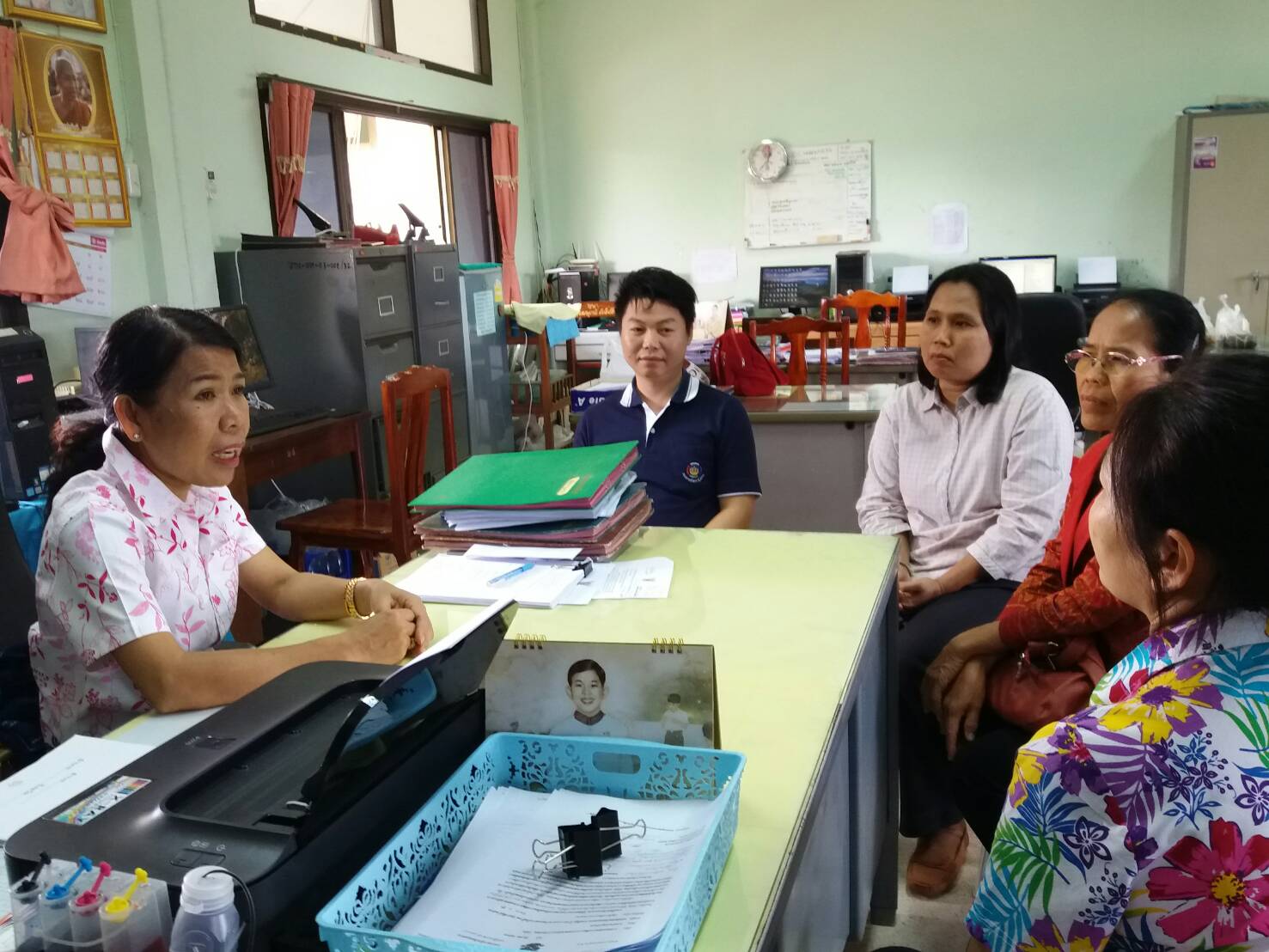 พจ.หนองคาย ติดตามการดำเนินงานฯ ณ สพอ.ศรีเชียงใหม่