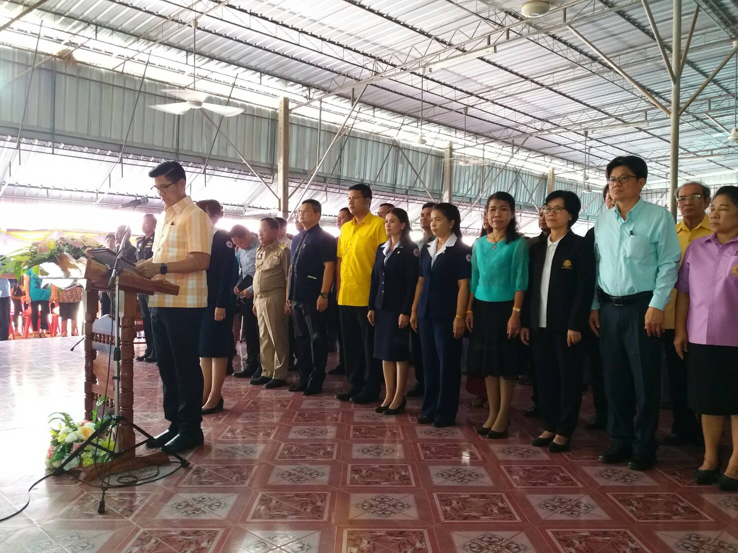 พจ.หนองคาย ร่วมกิจกรรมปกป้องและเชิดชูสถาบันพระมหากษัตริย์ และหน่วยบำบัดทุกข์ บำรุงสุข จังหวัดหนองคาย ประจำเดือนเมษายน 2561