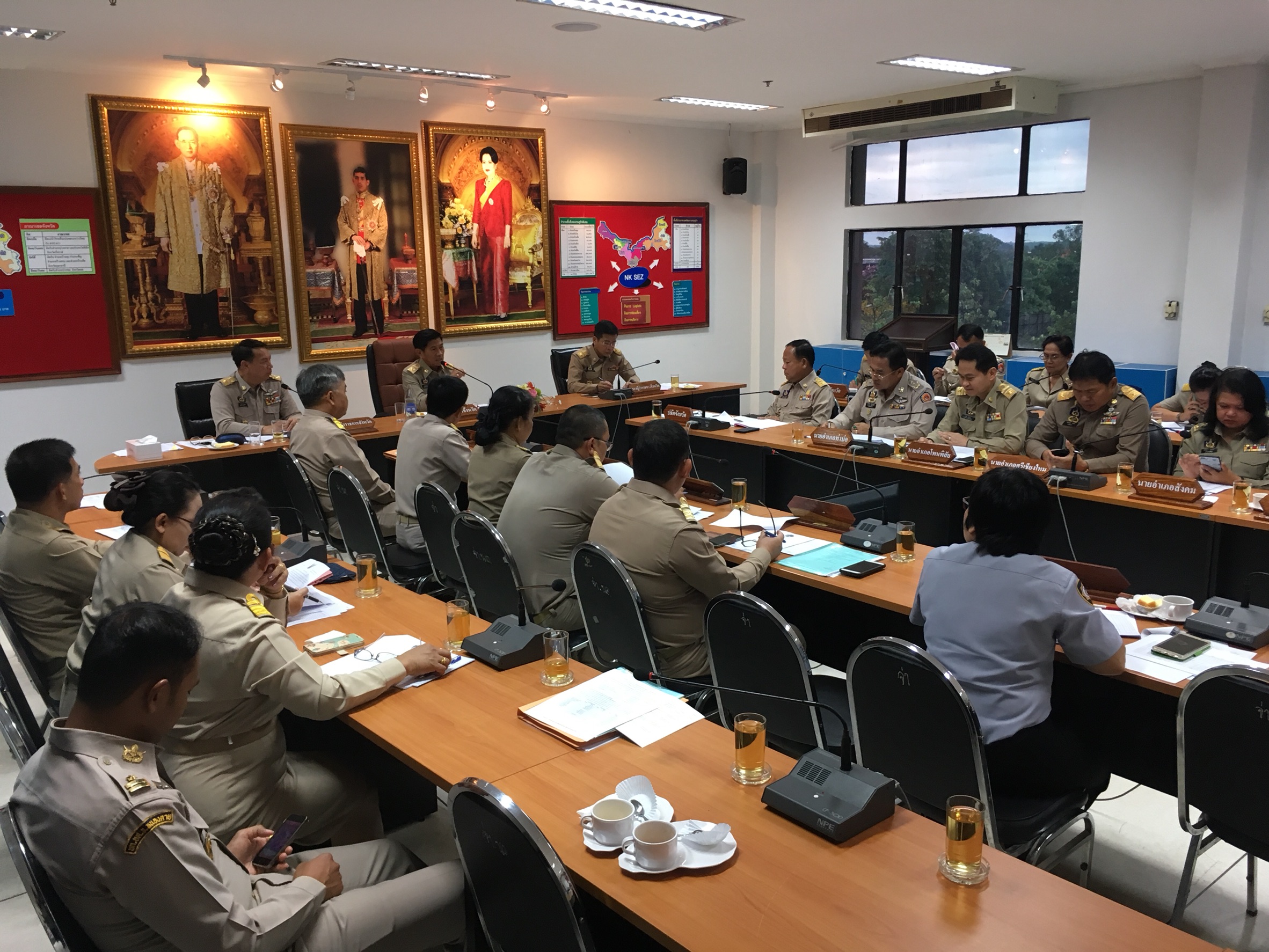 พจ.หนองคาย ร่วมประชุมนายอำเภอและหัวหน้าส่วนราชการสังกัดกระทรวงมหาดไทย ครั้งที่ 4/2561 