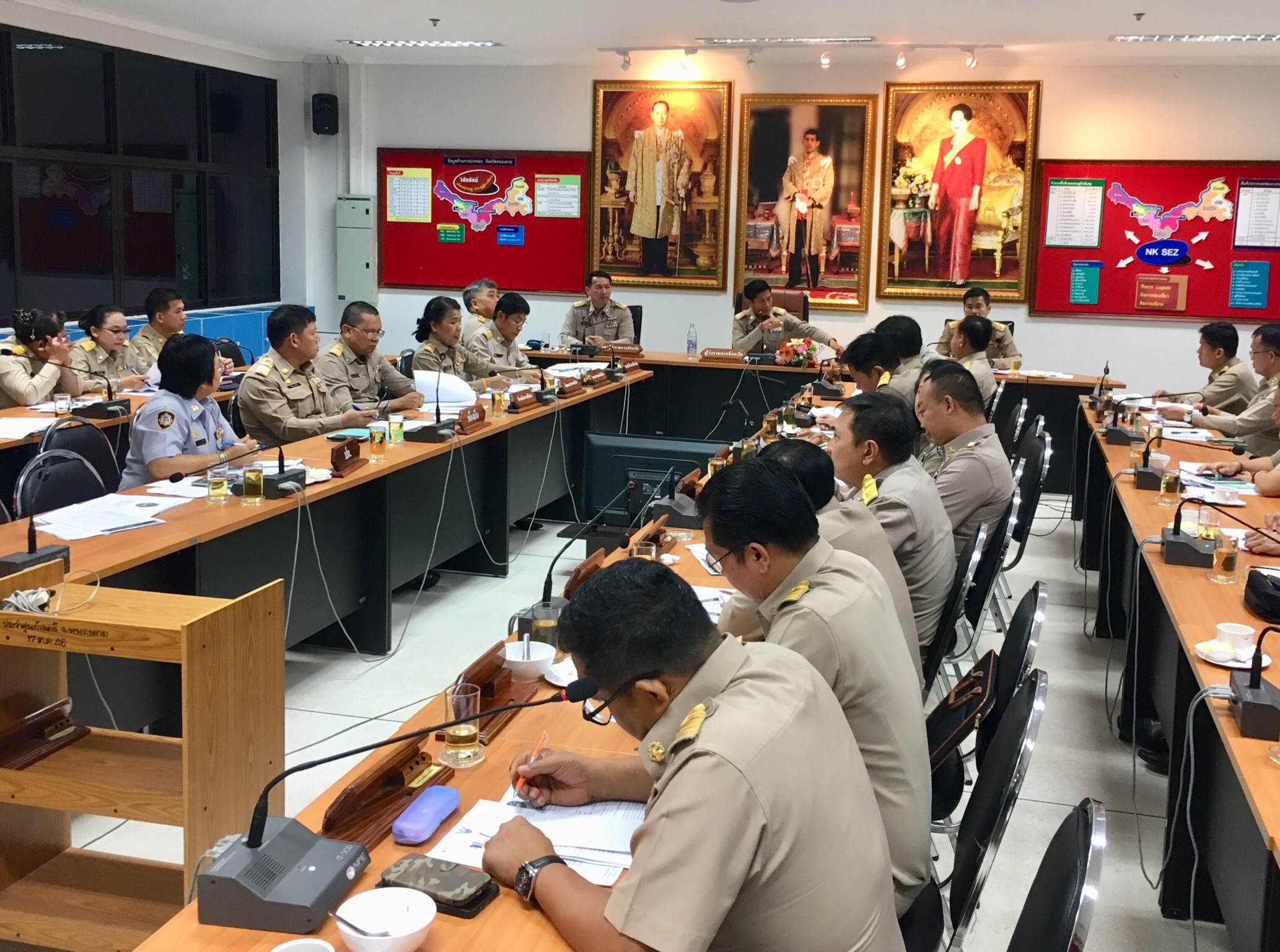 พจ.หนองคาย ร่วมประชุมนายอำเภอและหัวหน้าส่วนราชการสังกัดกระทรวงมหาดไทย ครั้งที่ 4/2561 