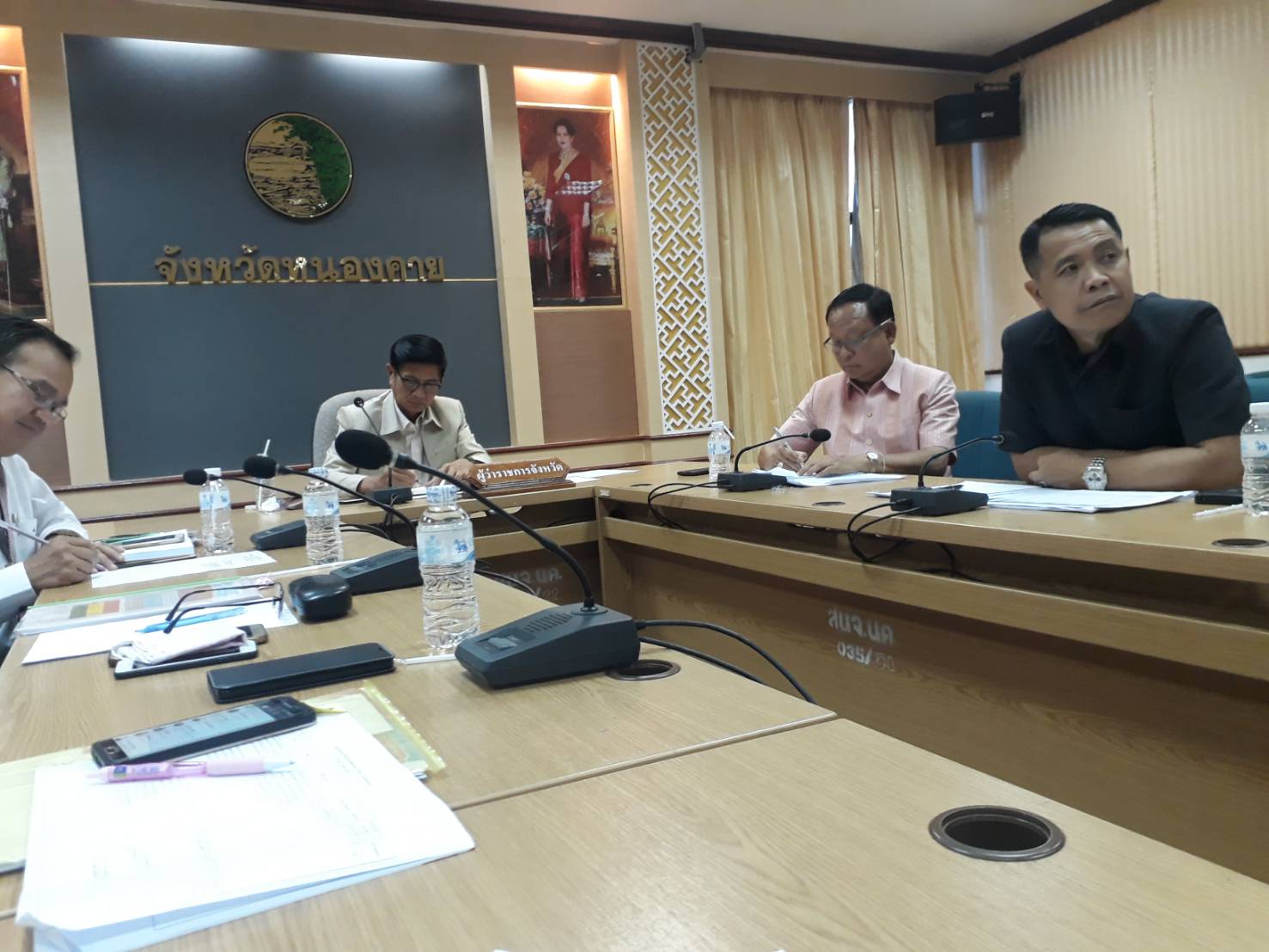 หนองคาย ร่วมรับฟังการประชุมมอบแนวทางการลงพื้นที่ ครั้งที่ 4 ของทีมขับเคลื่อนการพัฒนาประเทศไทยตามโครงการไทยนิยมยั่งยืน