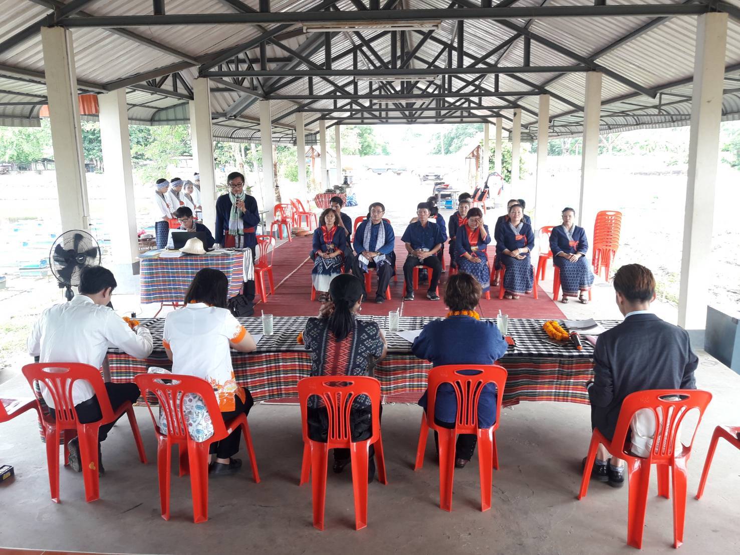 หนองคาย ร่วมกับคณะกรรมการประเมินการพัฒนาการท่องเที่ยวโดยชุมชน โครงการยกระดับการท่องเที่ยวทางวัฒนธรรมครบวงจร ลงพื้นที่บ้านหม้อ หมู่ที่ 7 ตำบลบ้านหม้อ อำเภอศรีเชียงใหม่