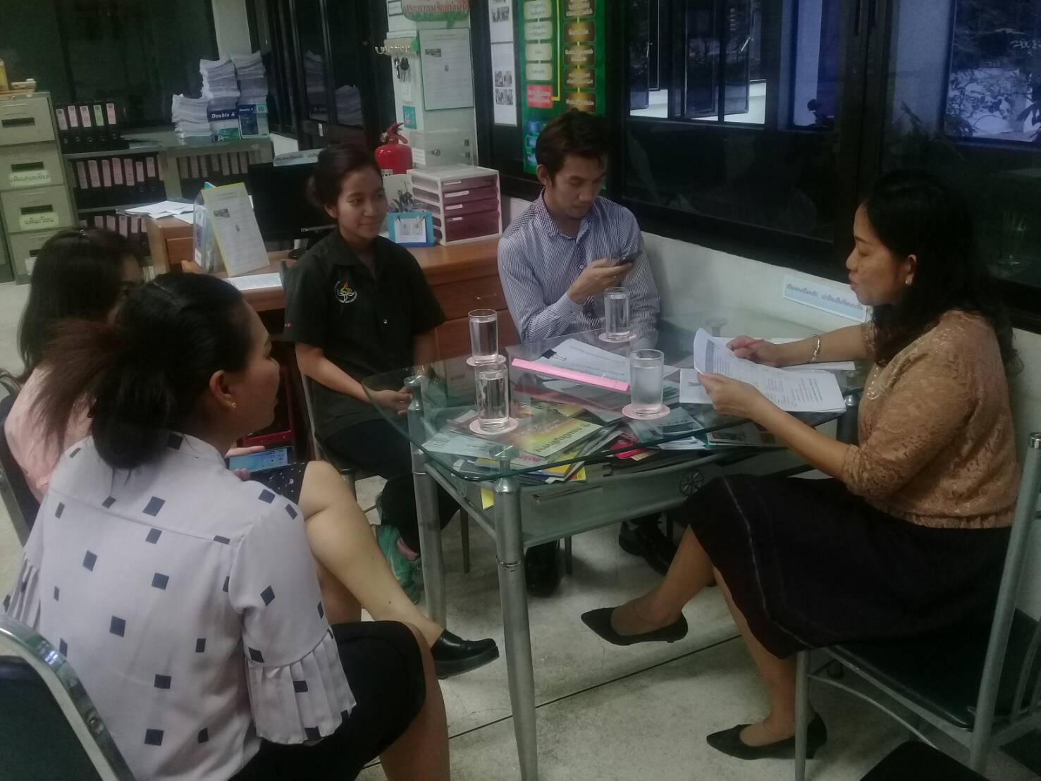 พช.หนองคาย เยี่ยมชมศูนย์ข้อมูลข่าวสารของราชการสำนักงานเกษตรและสหกรณ์จังหวัดหนองคาย