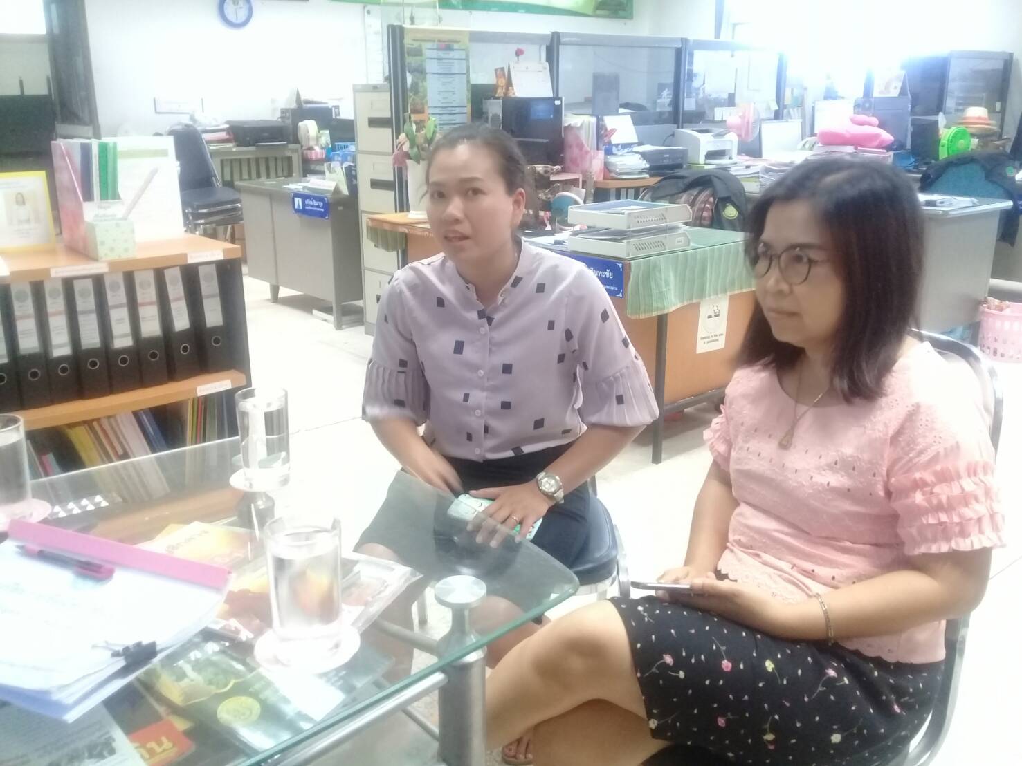 พช.หนองคาย เยี่ยมชมศูนย์ข้อมูลข่าวสารของราชการสำนักงานเกษตรและสหกรณ์จังหวัดหนองคาย