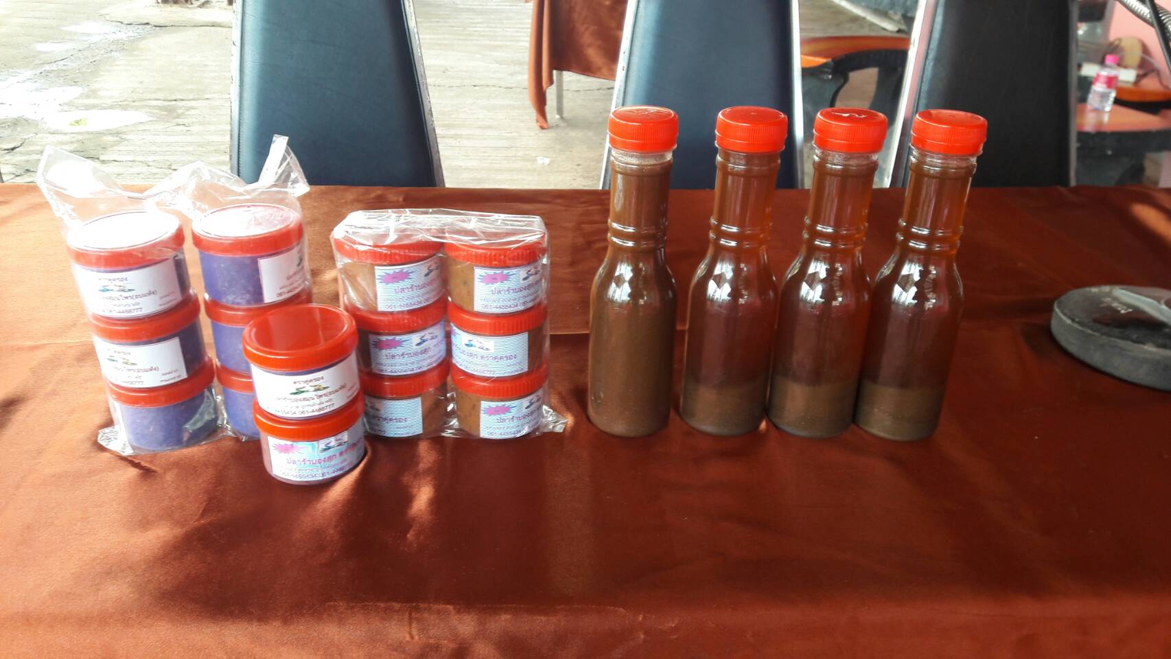 พัฒนาชุมชนหนองคาย ติดตามการดำเนินงานโครงการพัฒนาหมู่บ้าน OTOP เพื่อการท่องเที่ยว กิจกรรมการพัฒนาผลิตภัณท์ OTOP (ปลาร้าไทพวน)