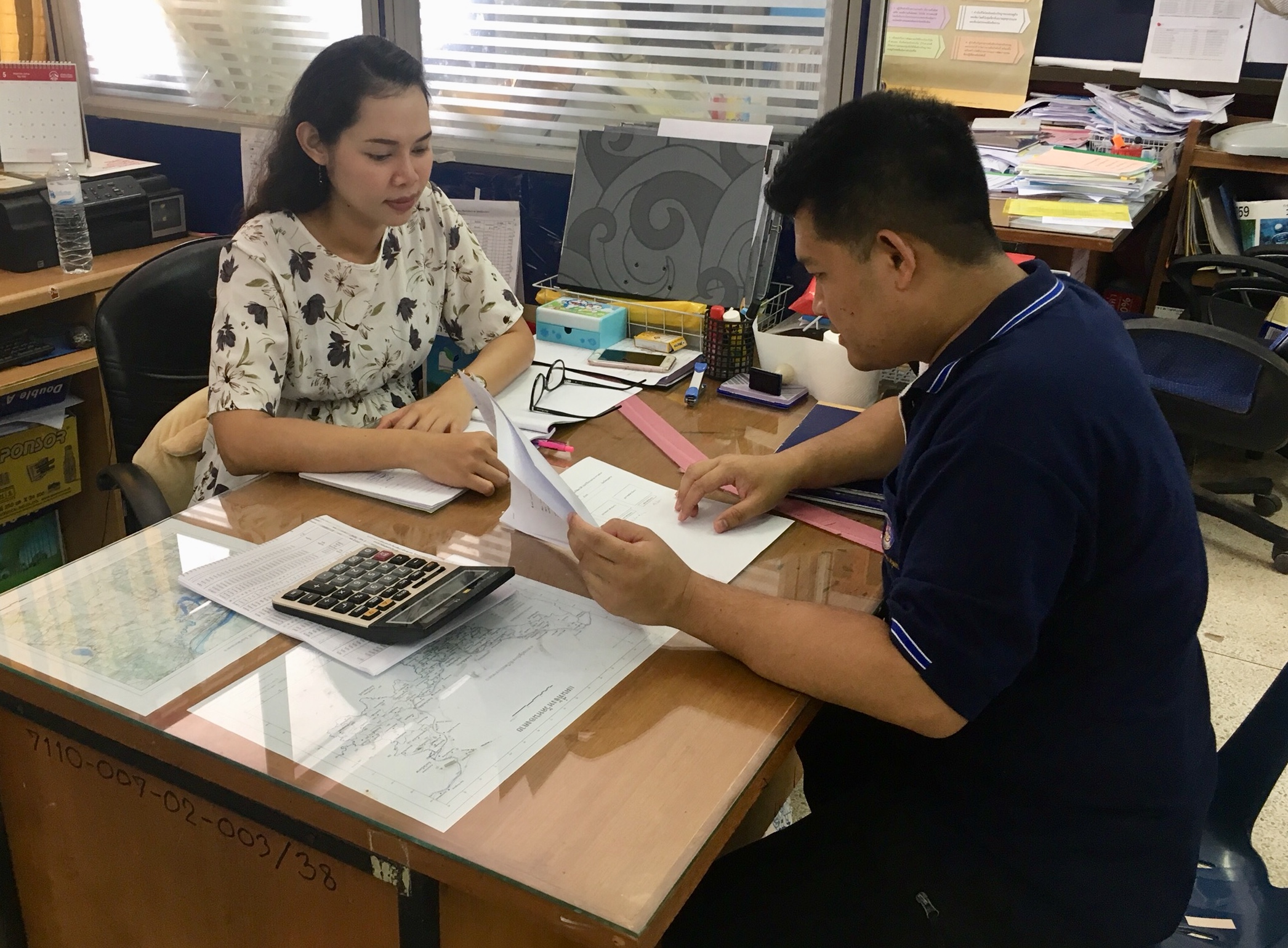 นักวิชาการสพจ.หนองคาย สนับสนุนงานสารสนเทศฯอำเภอรัตนวาปี