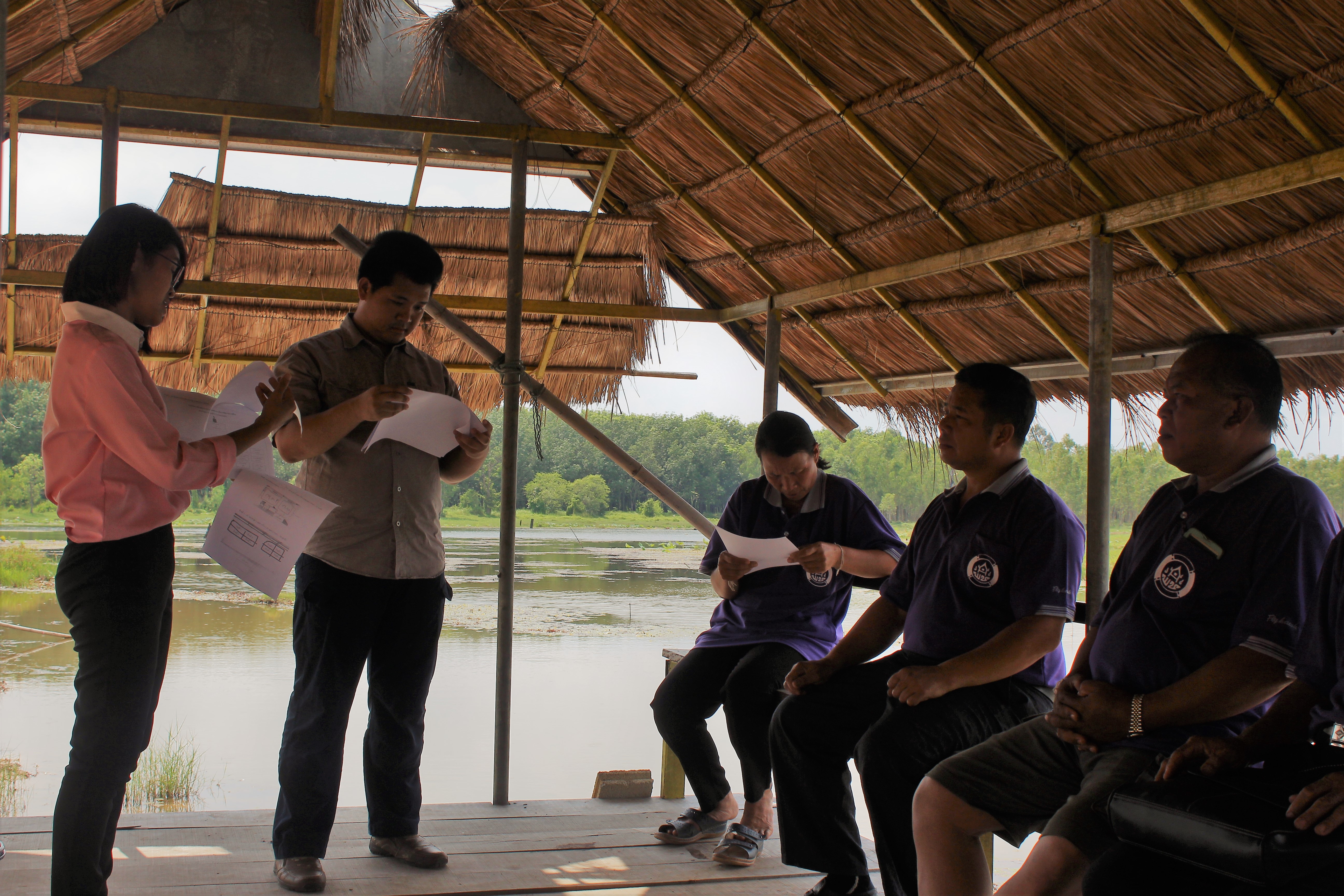 พช.หนองคาย ร่วมประชุมคณะกรรมการศูนย์สารสนเทศตำบลวังหลวง