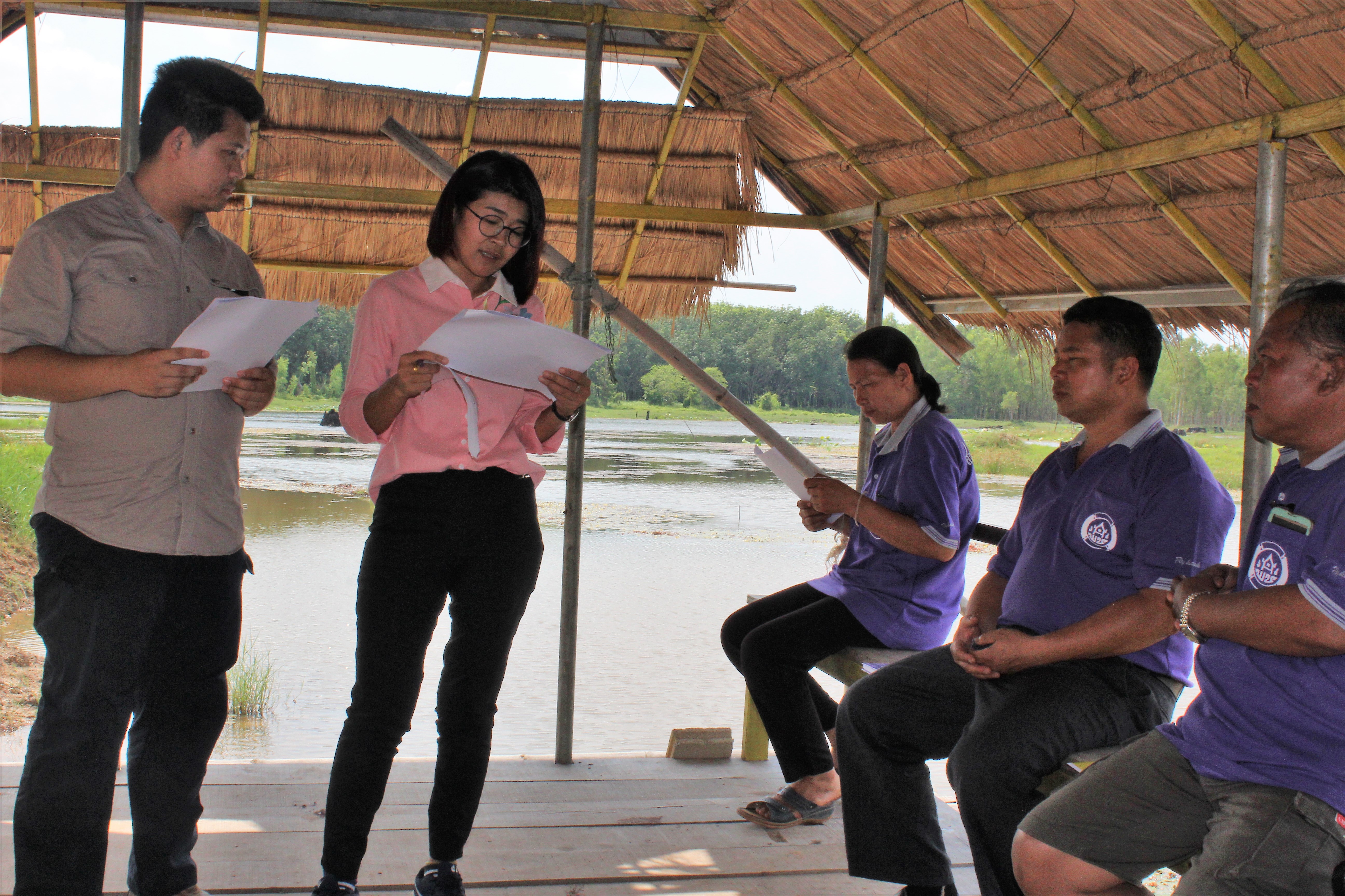 พช.หนองคาย ร่วมประชุมคณะกรรมการศูนย์สารสนเทศตำบลวังหลวง