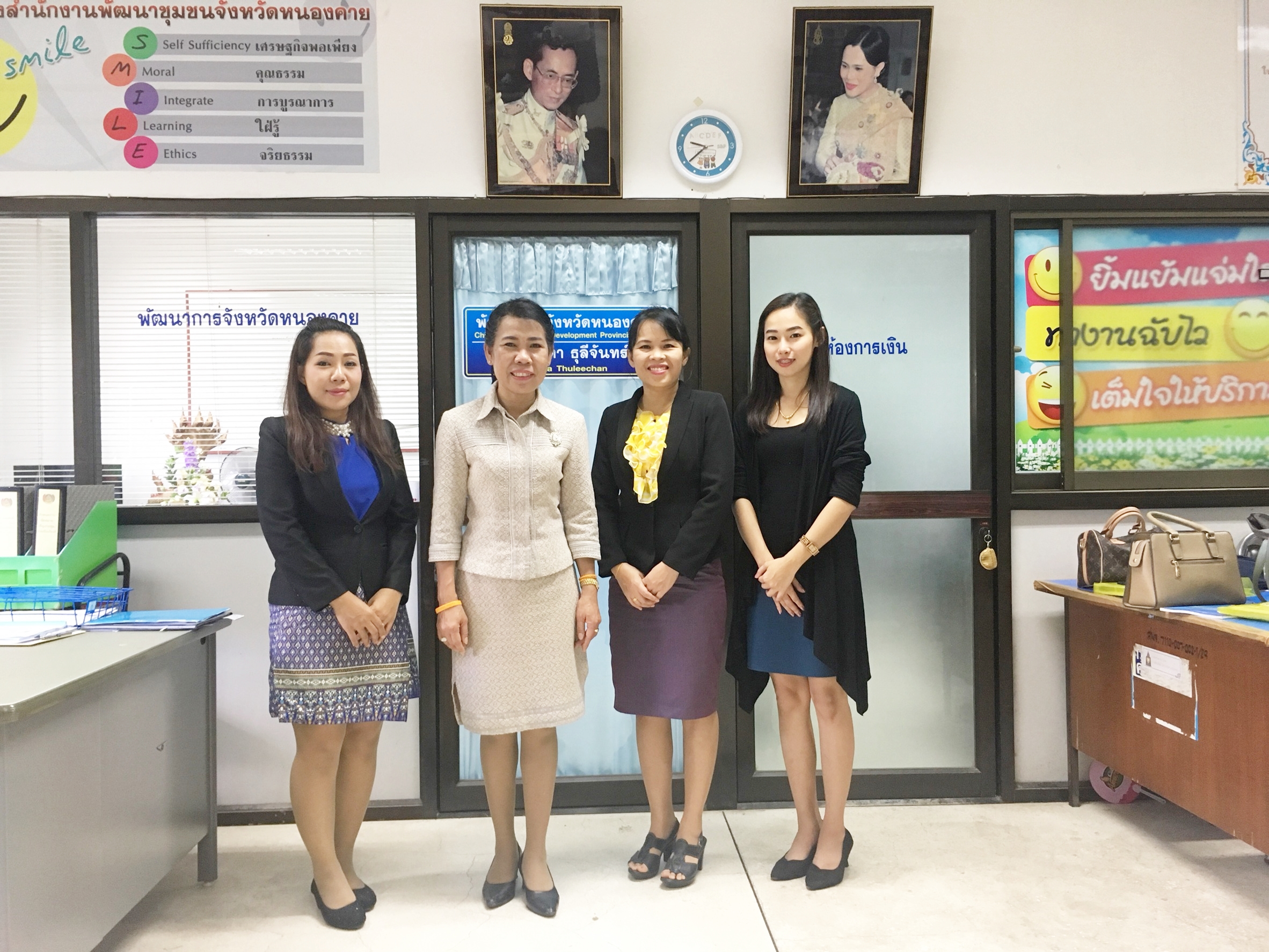 กรมการพัฒนาชุมชน ติดตามผลความก้าวหน้าการดำเนินงานของศูนย์จัดการกองทุนชุมชนจังหวัดหนองคาย