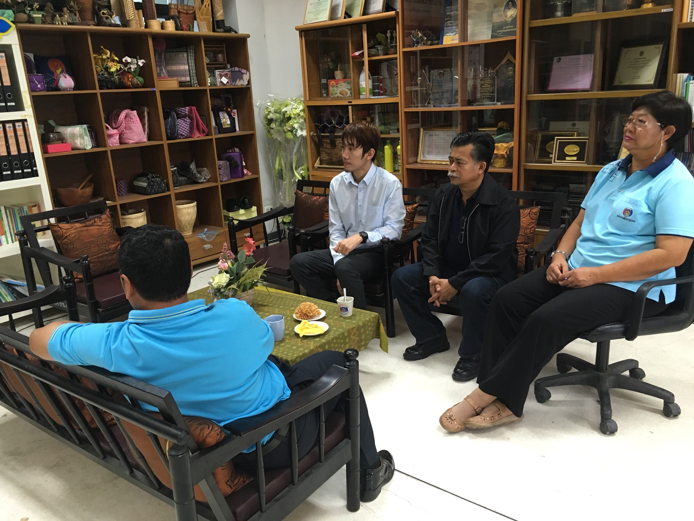 หนองคาย…รับชมการประชุมกรมการพัฒนาชุมชน ครั้งที่ 4/2561