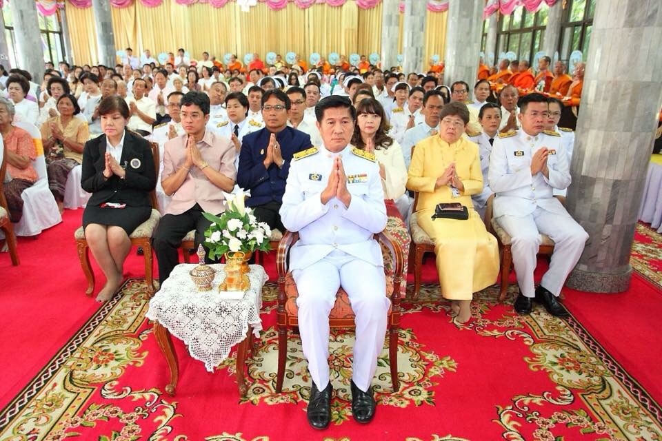 พัฒนาการจังหวัดหนองคาย ร่วมพิธีทำบุญอายุวัฒนมงคล ครบ 96 ปี พระธรรมมงคลรังษี เจ้าอาวาสวัดโพธิ์ชัย พระอารามหลวง